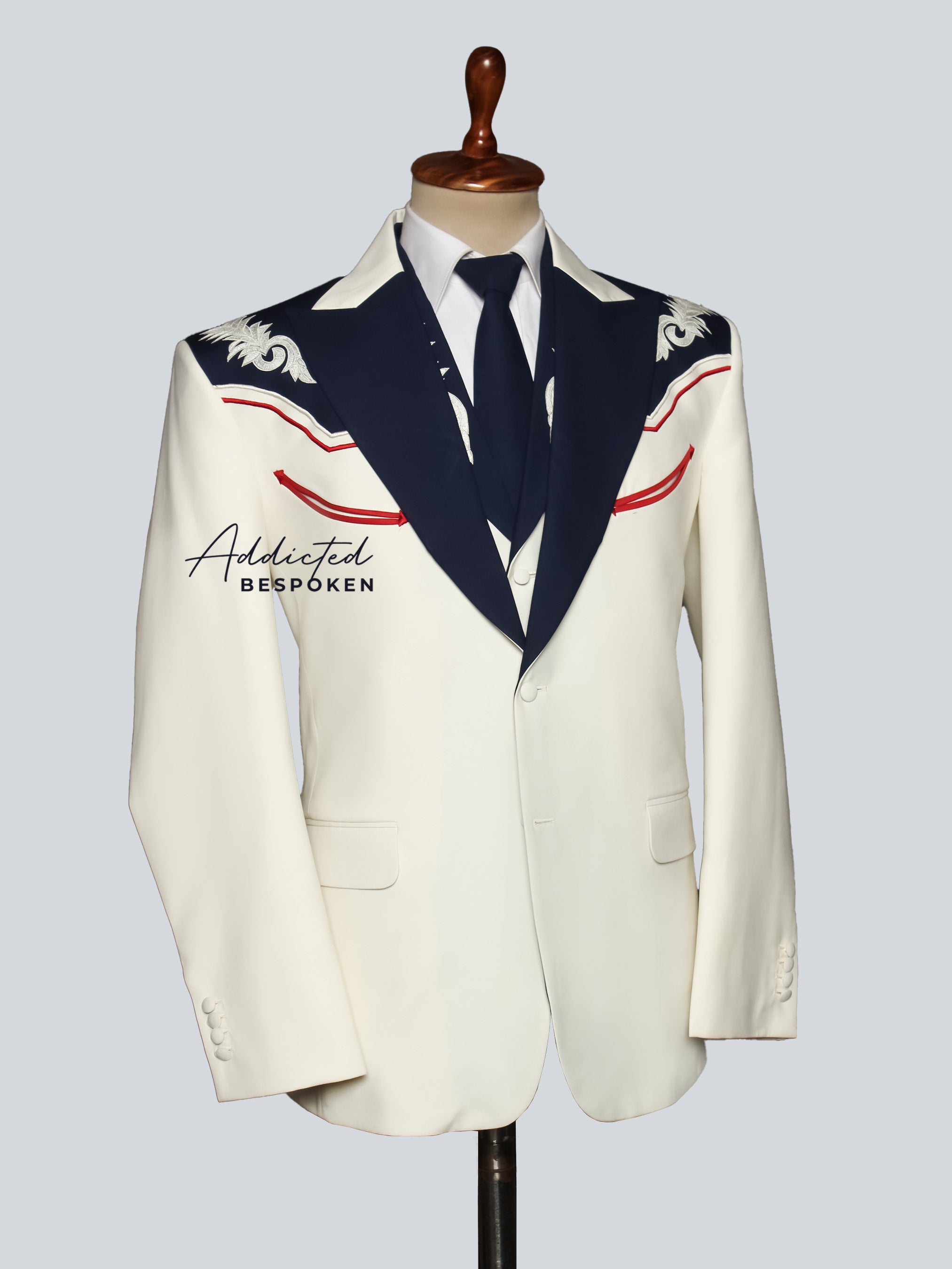 Western Yoke Bespoke Suit Addicted Bespoken