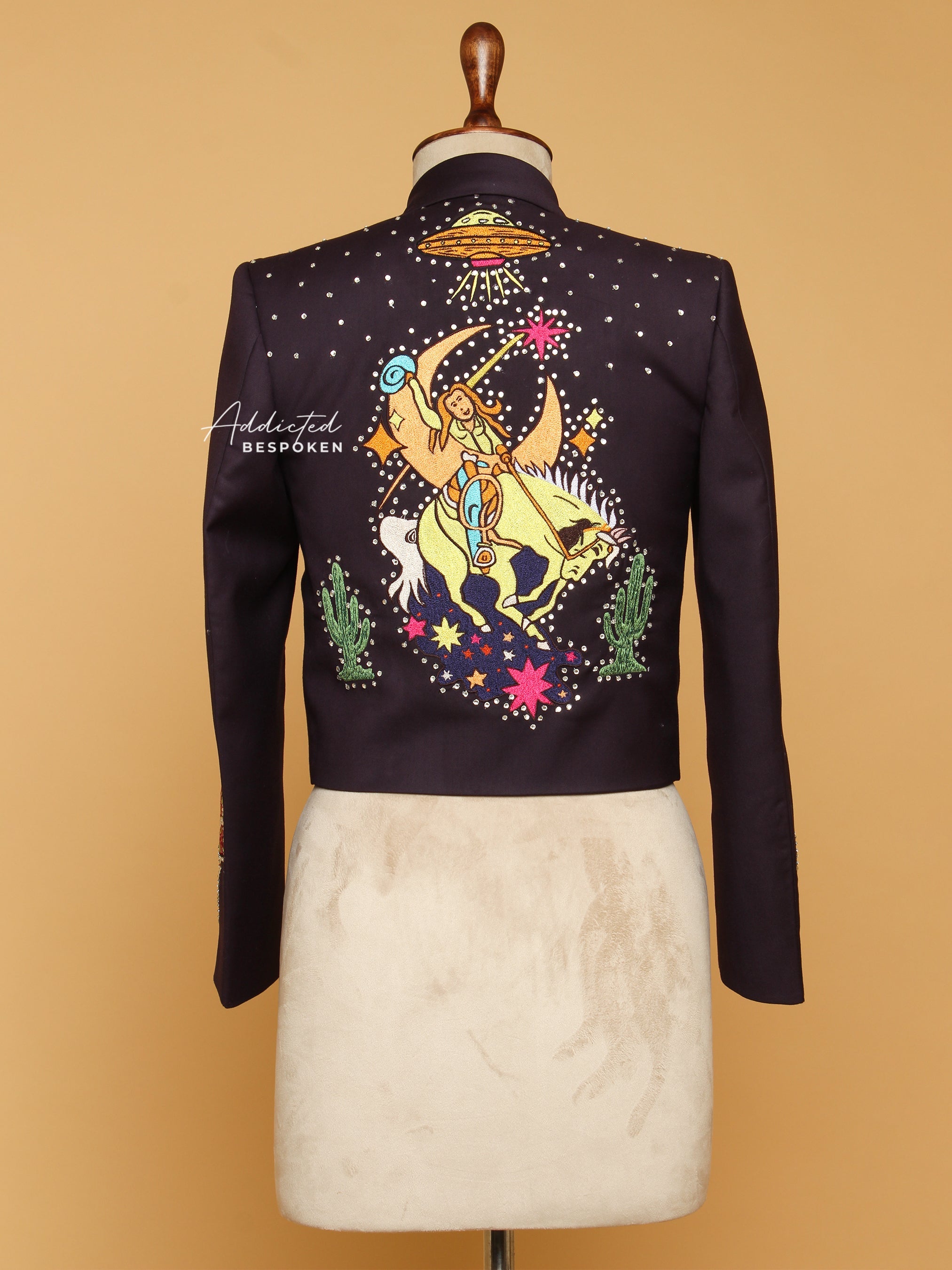 Cowgirl Space Embroidered Blazer Addicted Bespoken