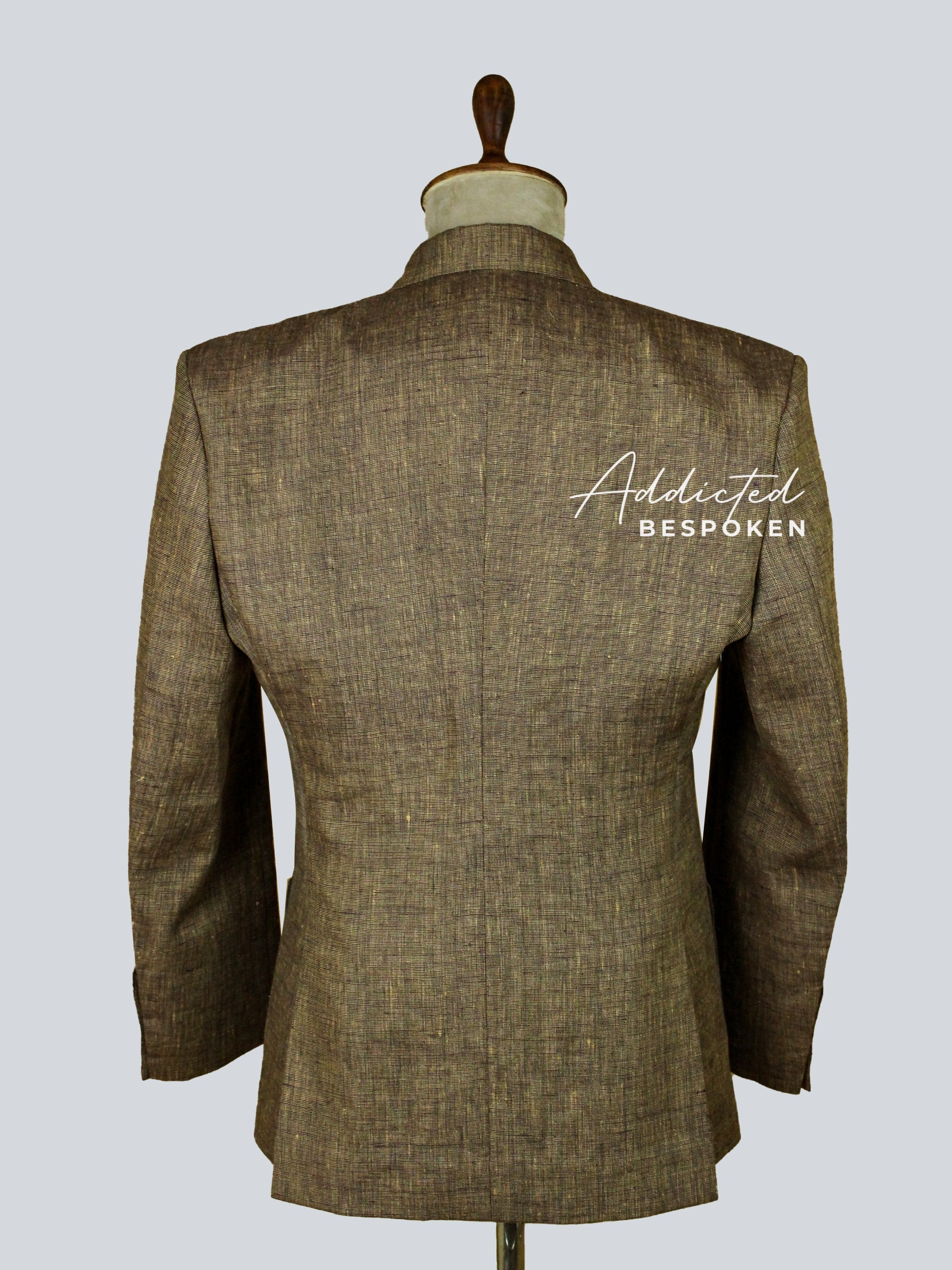 Rustic Peak Lapel Suit Addicted Bespoken