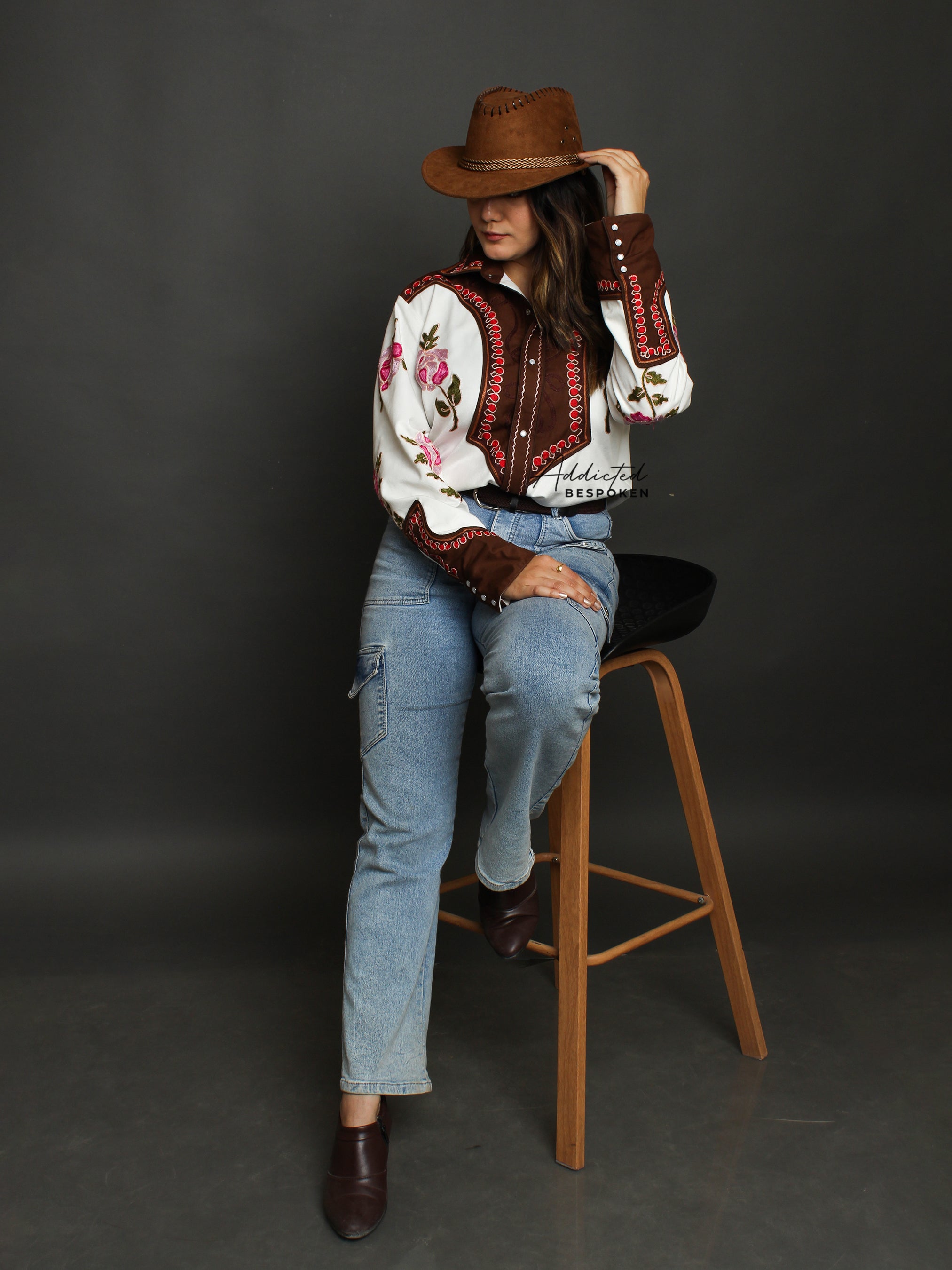 American Flag Cowgirl Shirt Addicted Bespoken
