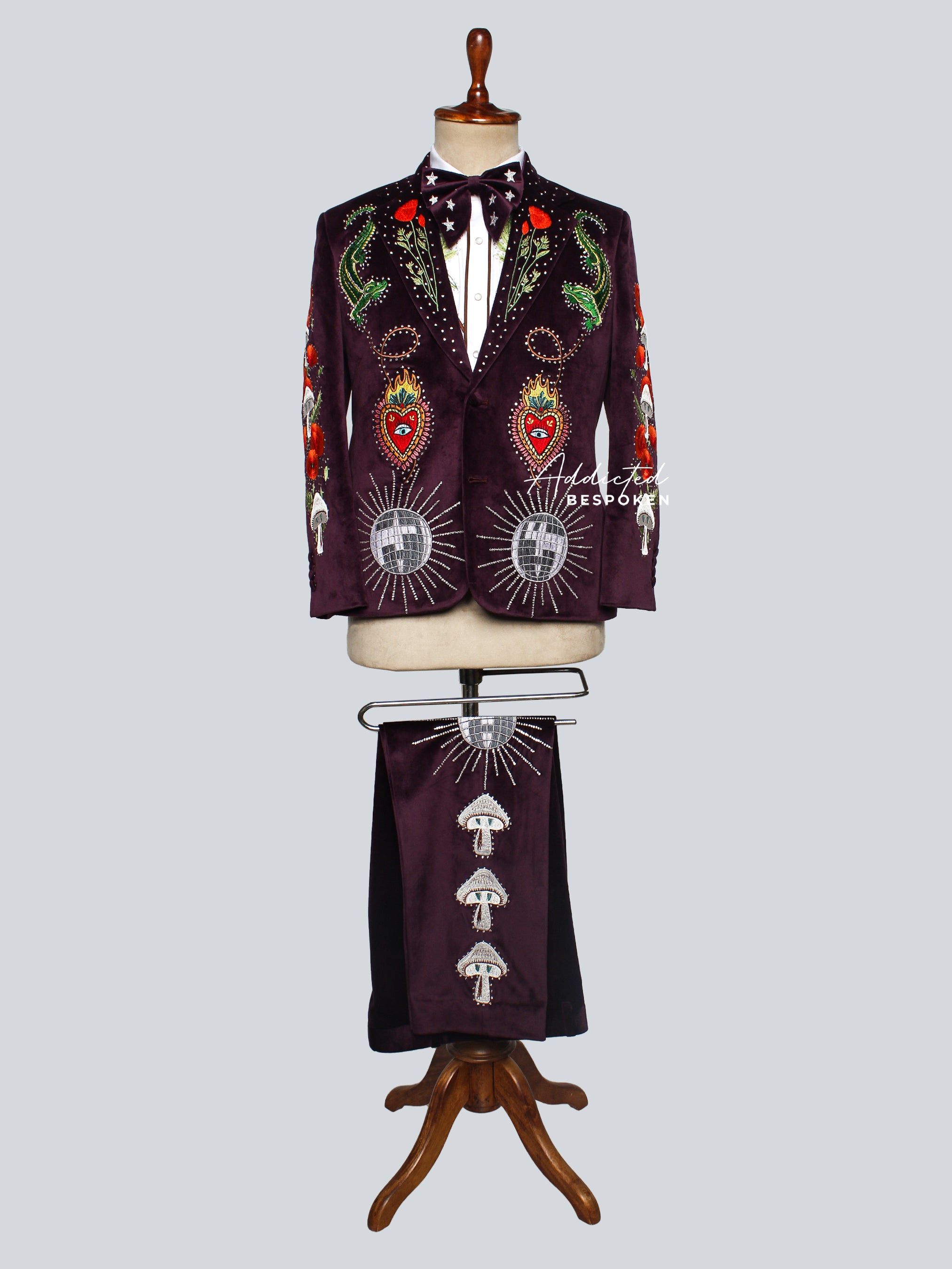 Sacred Disco Embroidered Statement Suit
