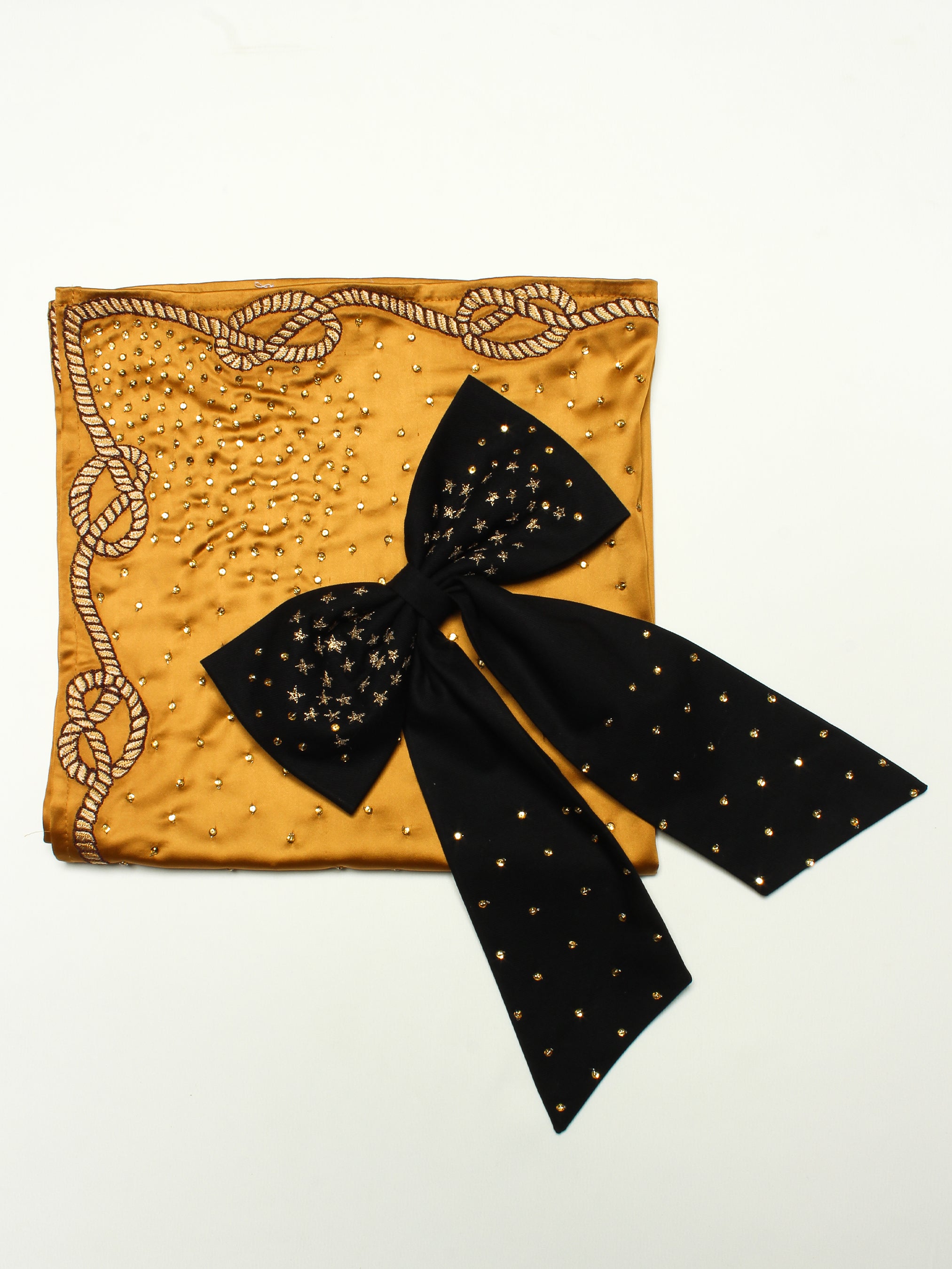 Starry Hairclip & Golden Bandana Combo