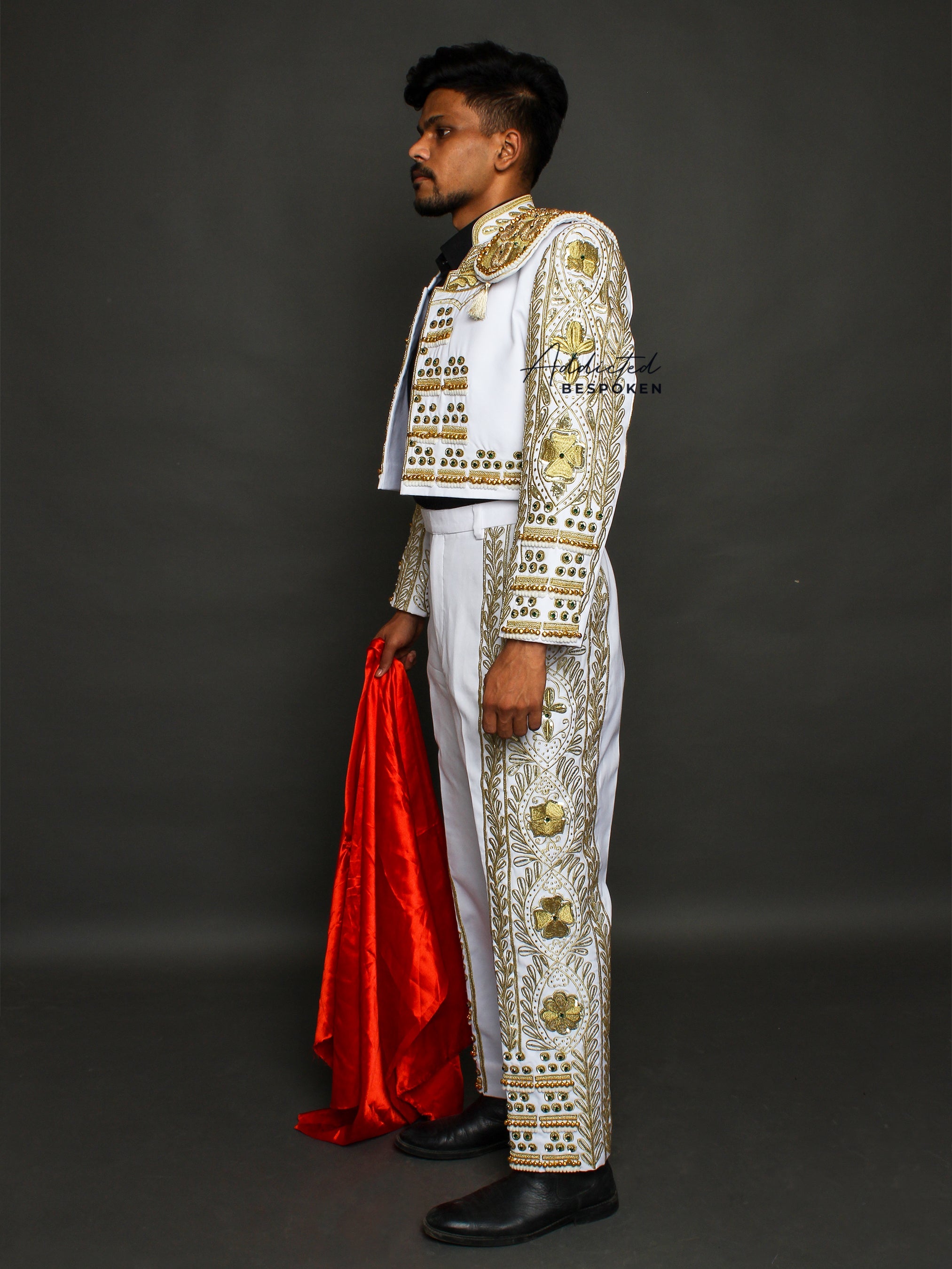 Golden Embroidered Matador Suit Addicted Bespoken