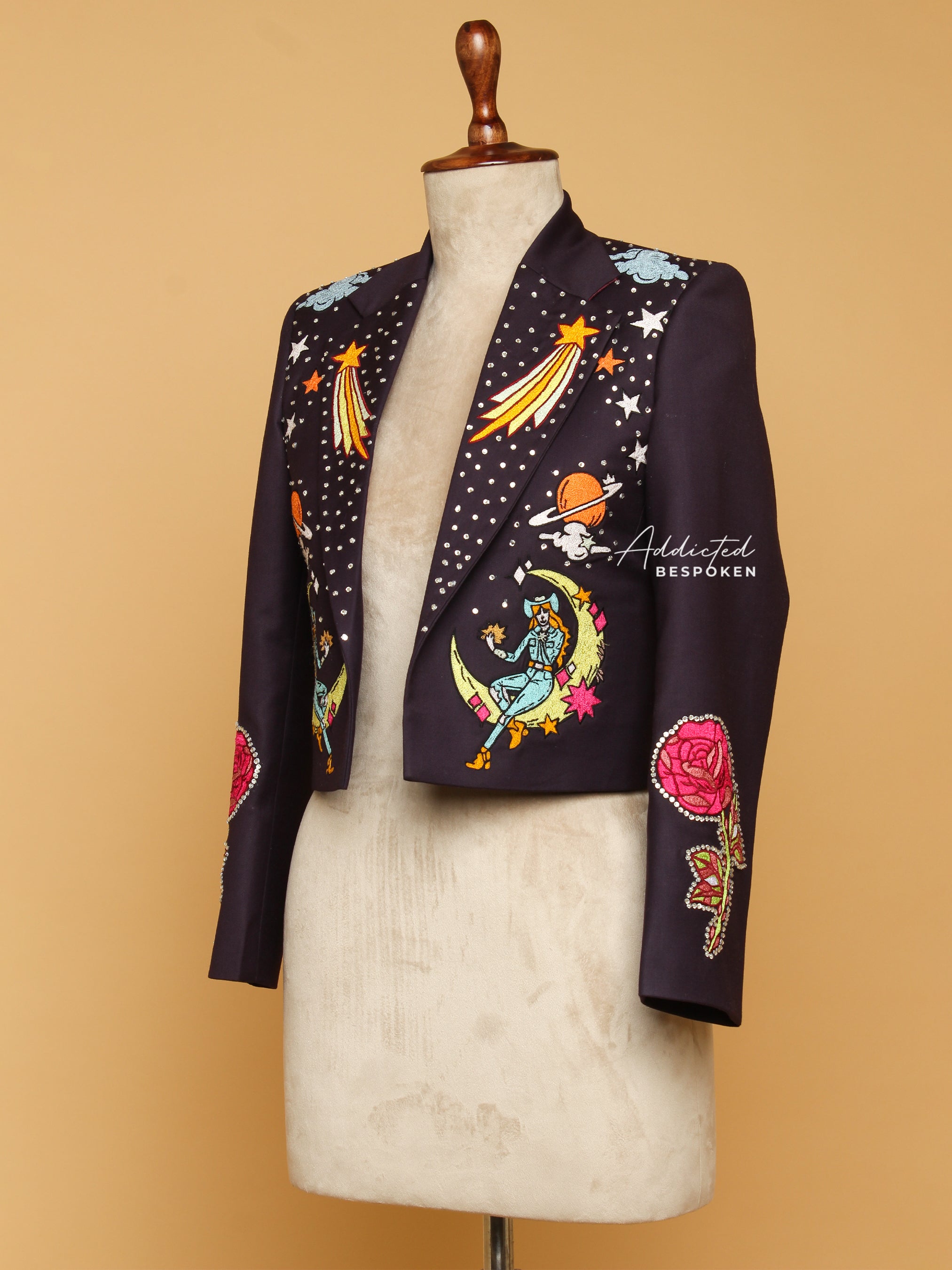 Cowgirl Space Embroidered Blazer Addicted Bespoken