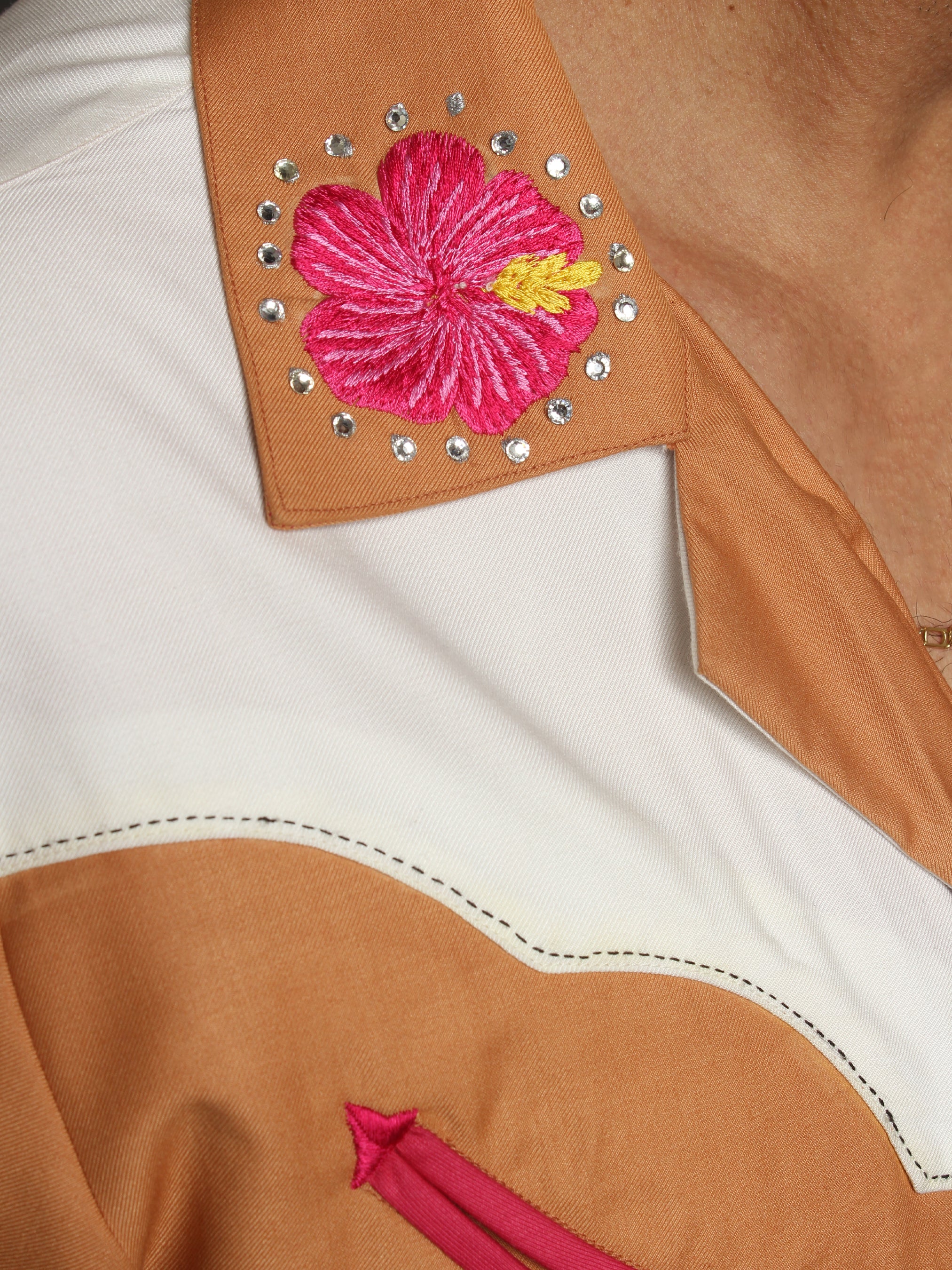 Tropical Vibes Western Jumpsuit