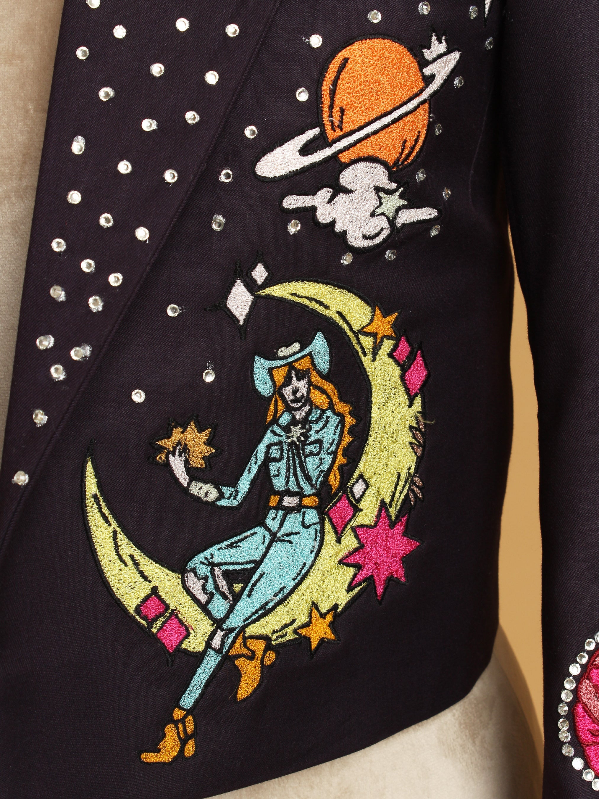 Cowgirl Space Embroidered Blazer Addicted Bespoken