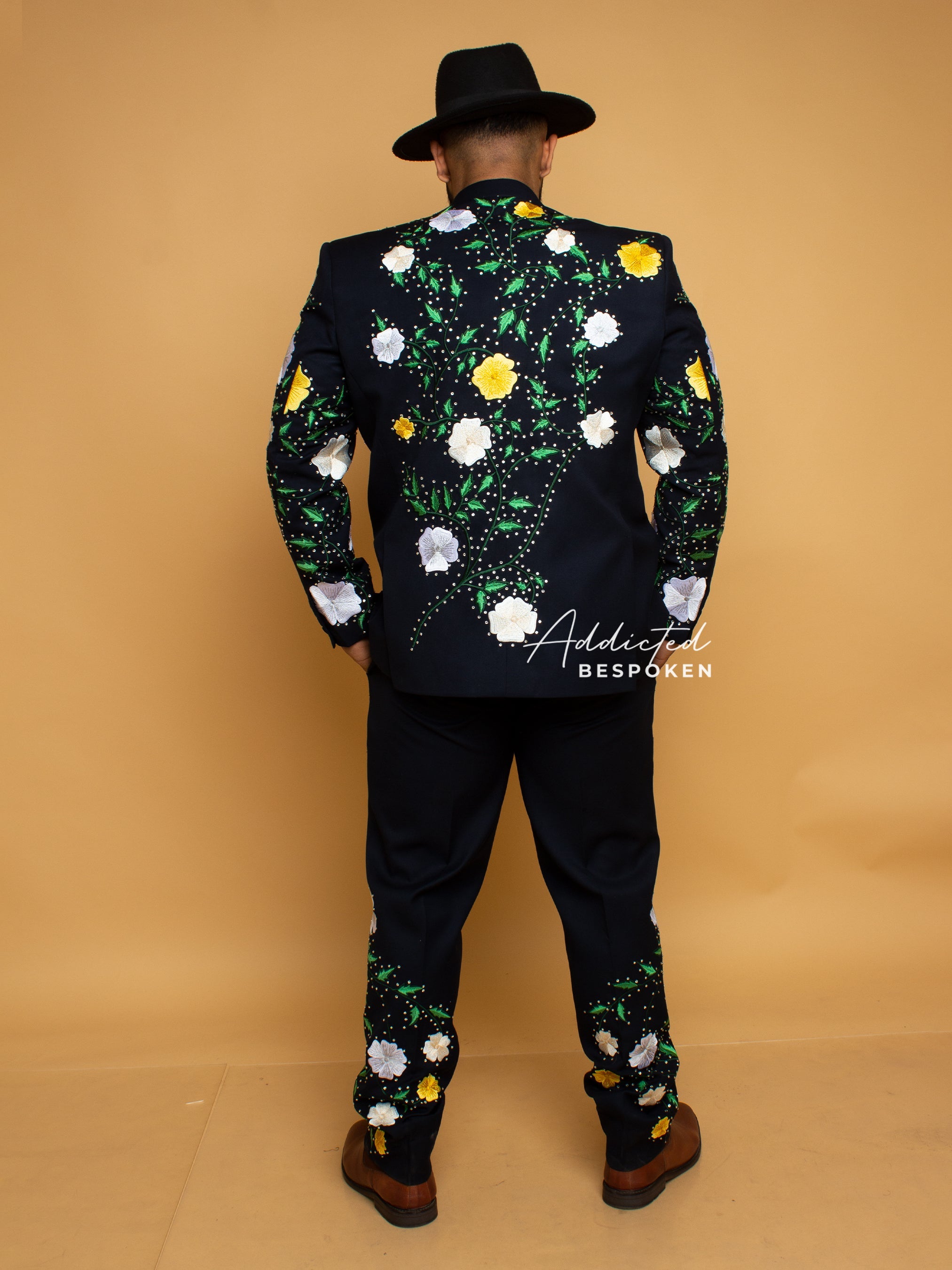 Embellished Floral Wedding Suit Addicted Bespoken