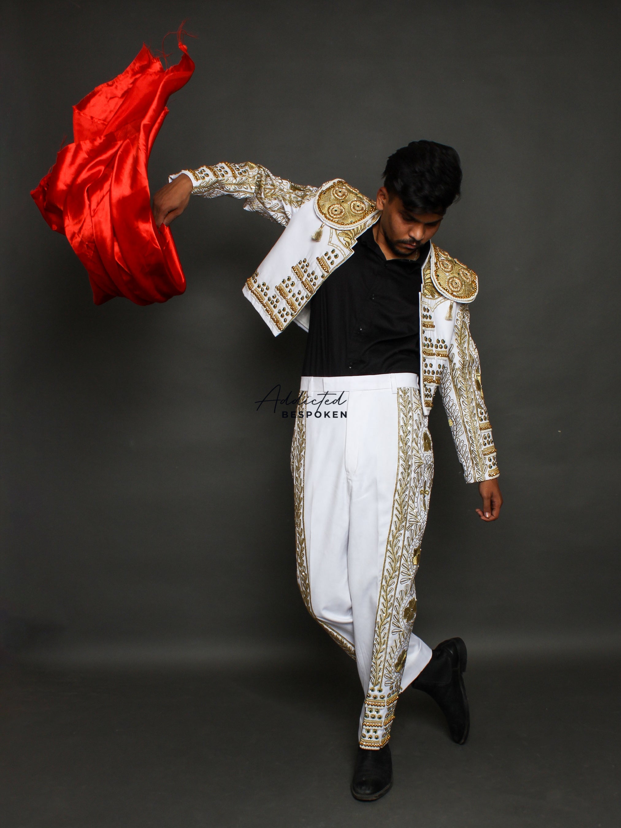 Golden Embroidered Matador Suit Addicted Bespoken