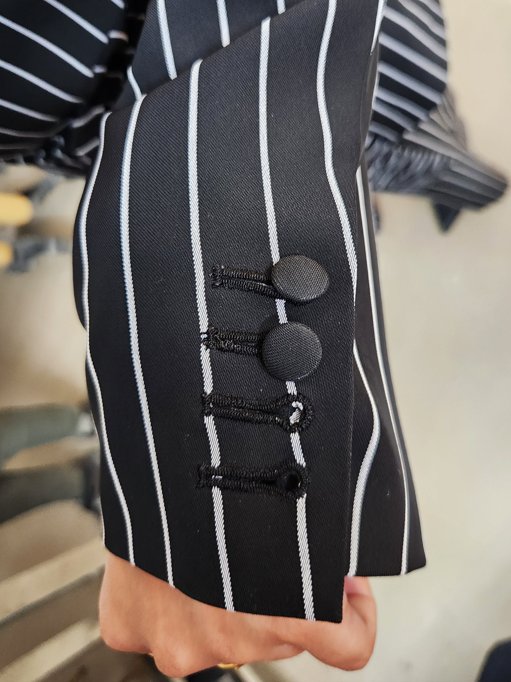 Striped Belted Business Chic Addicted Bespoken