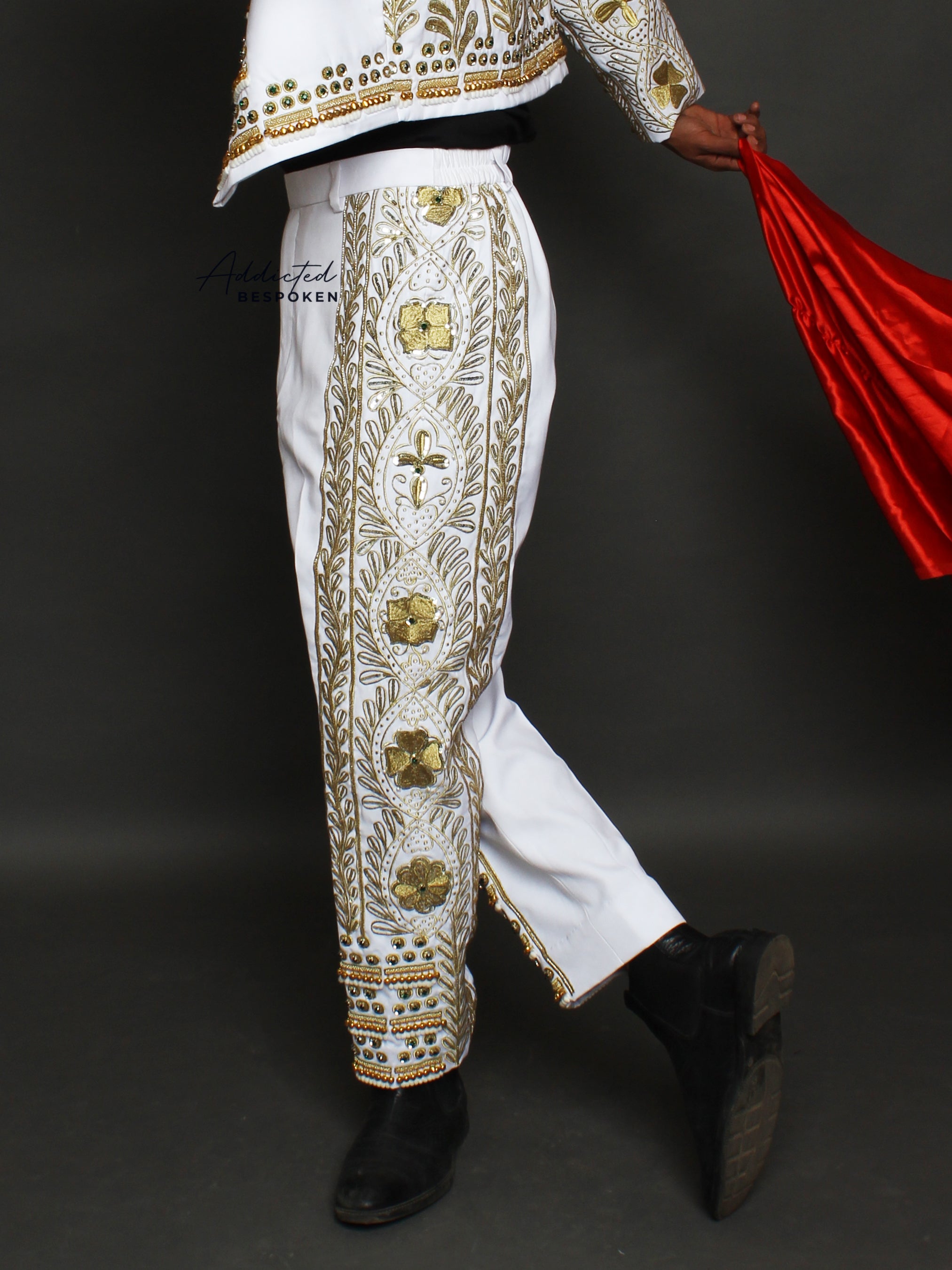 Golden Embroidered Matador Suit Addicted Bespoken