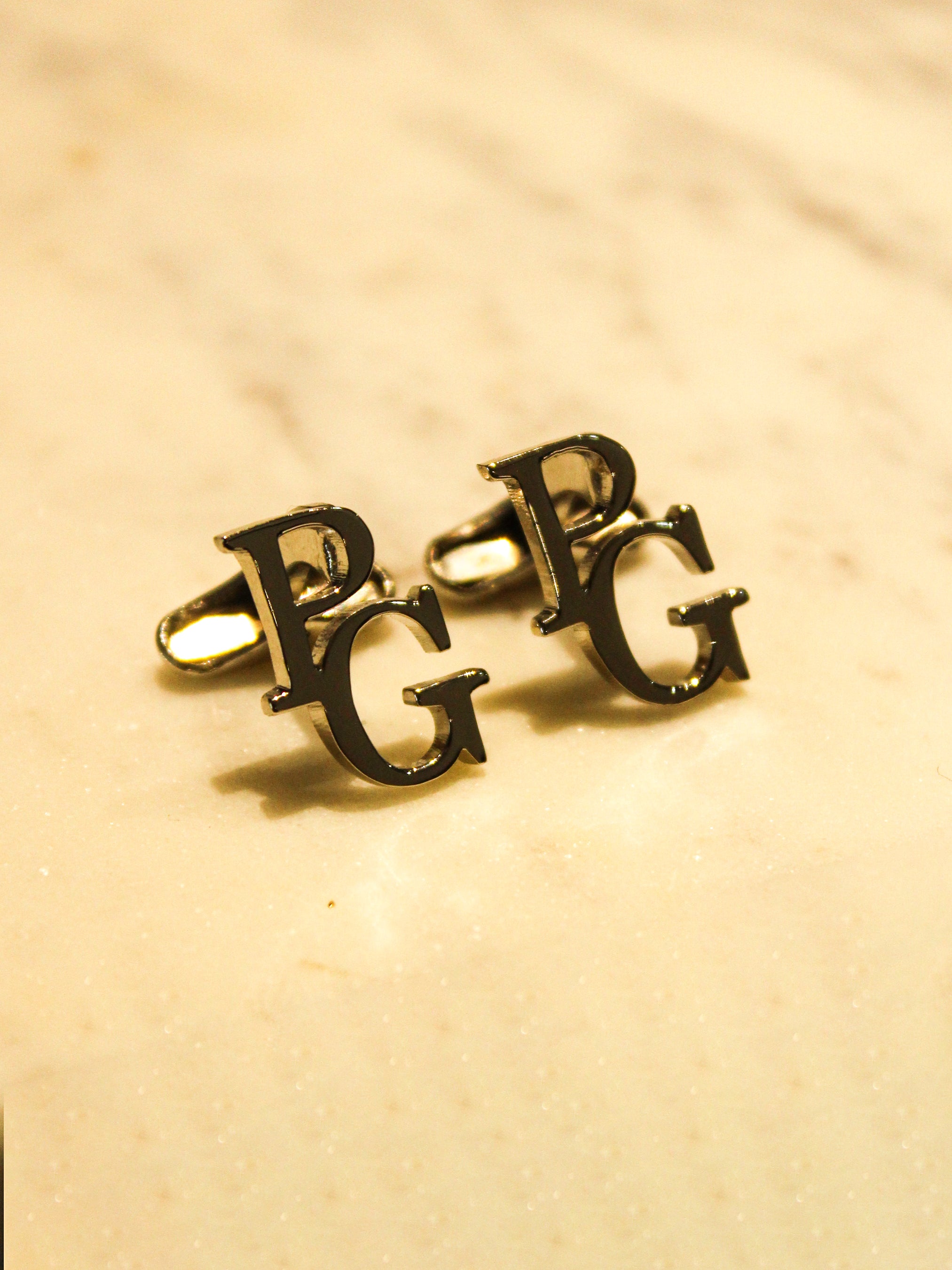 Customized Initials Cufflinks