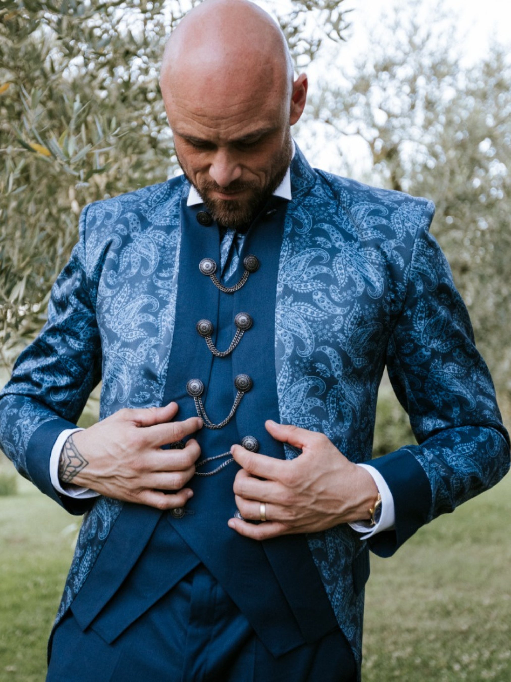 Tailcoat Printed Suit Addicted Bespoken