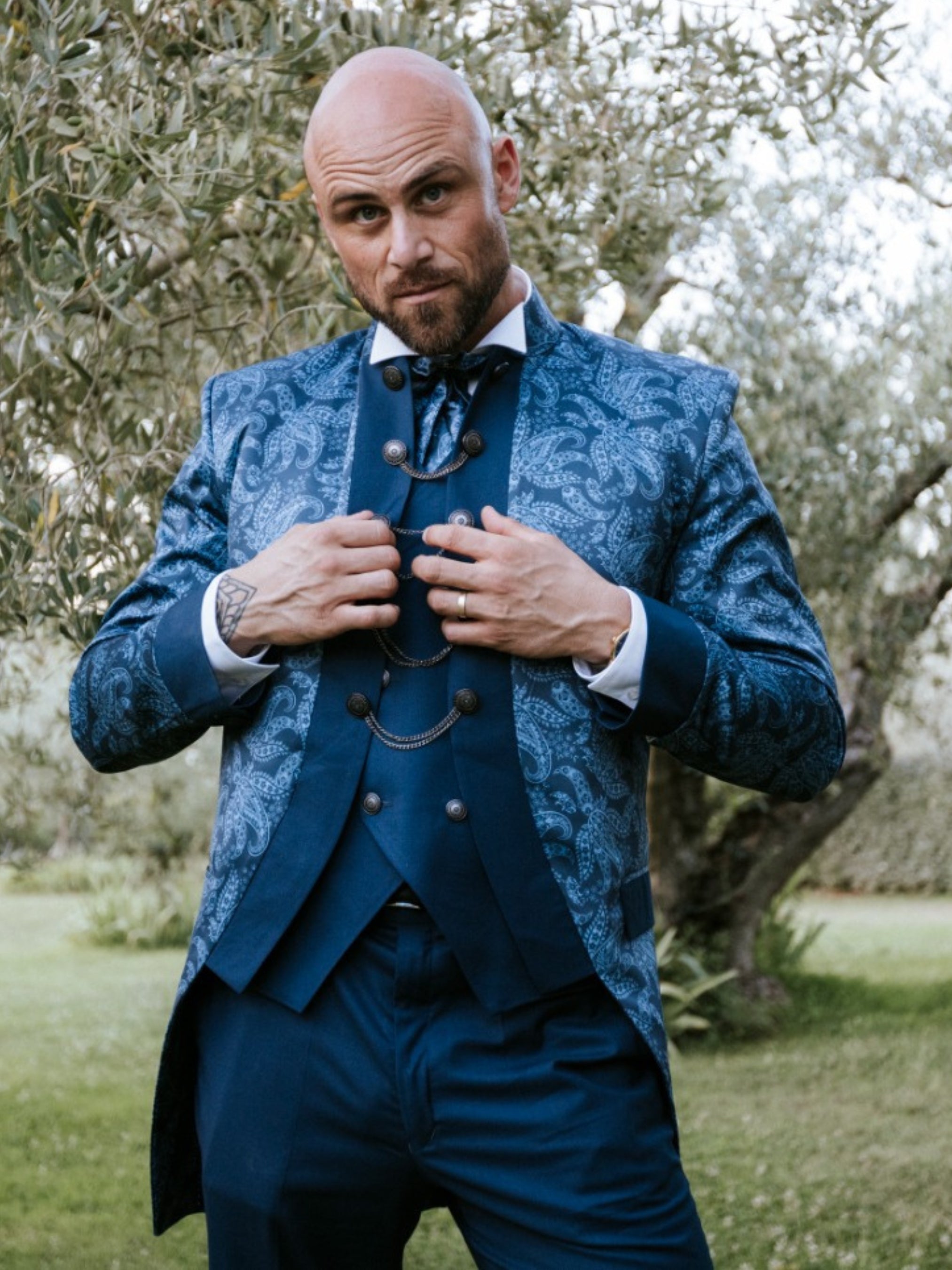 Tailcoat Printed Suit Addicted Bespoken