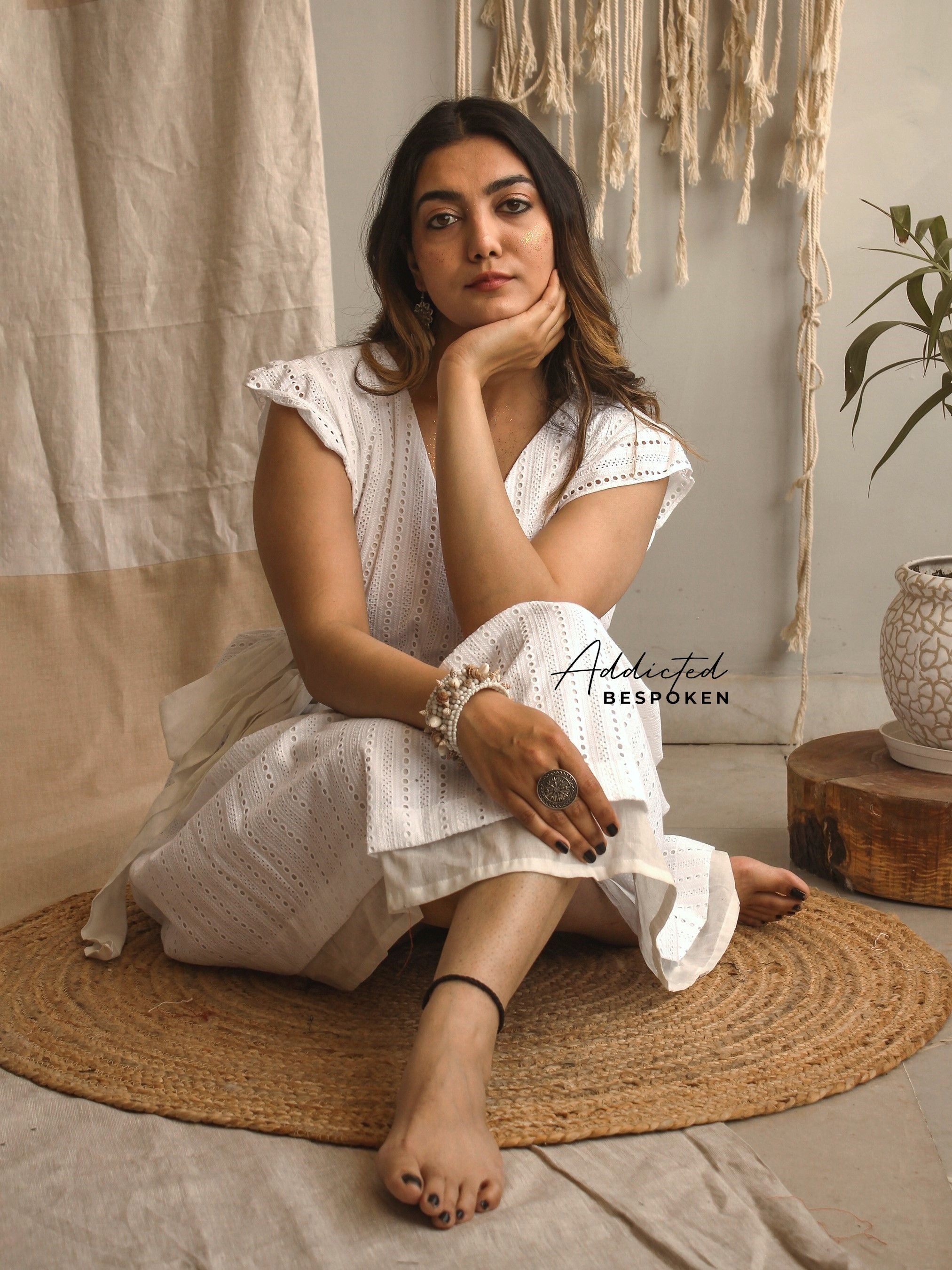 Summer Bloom Eyelet Mini Dress Addicted Bespoken