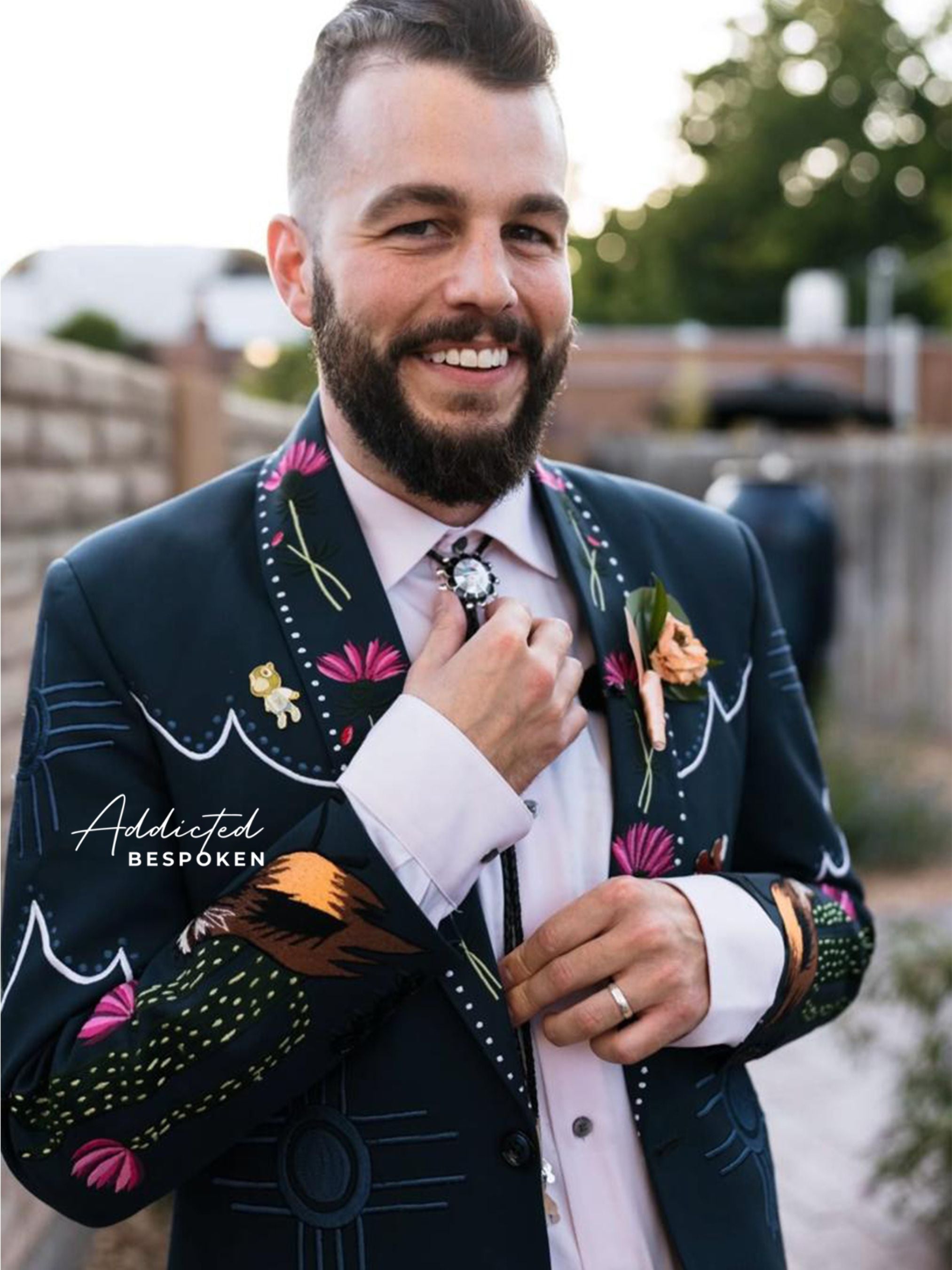 Western Suit, Embroidered Western Suits, Bespoke Wedding Suits, Wedding Men suits, Modern Groom Attire.