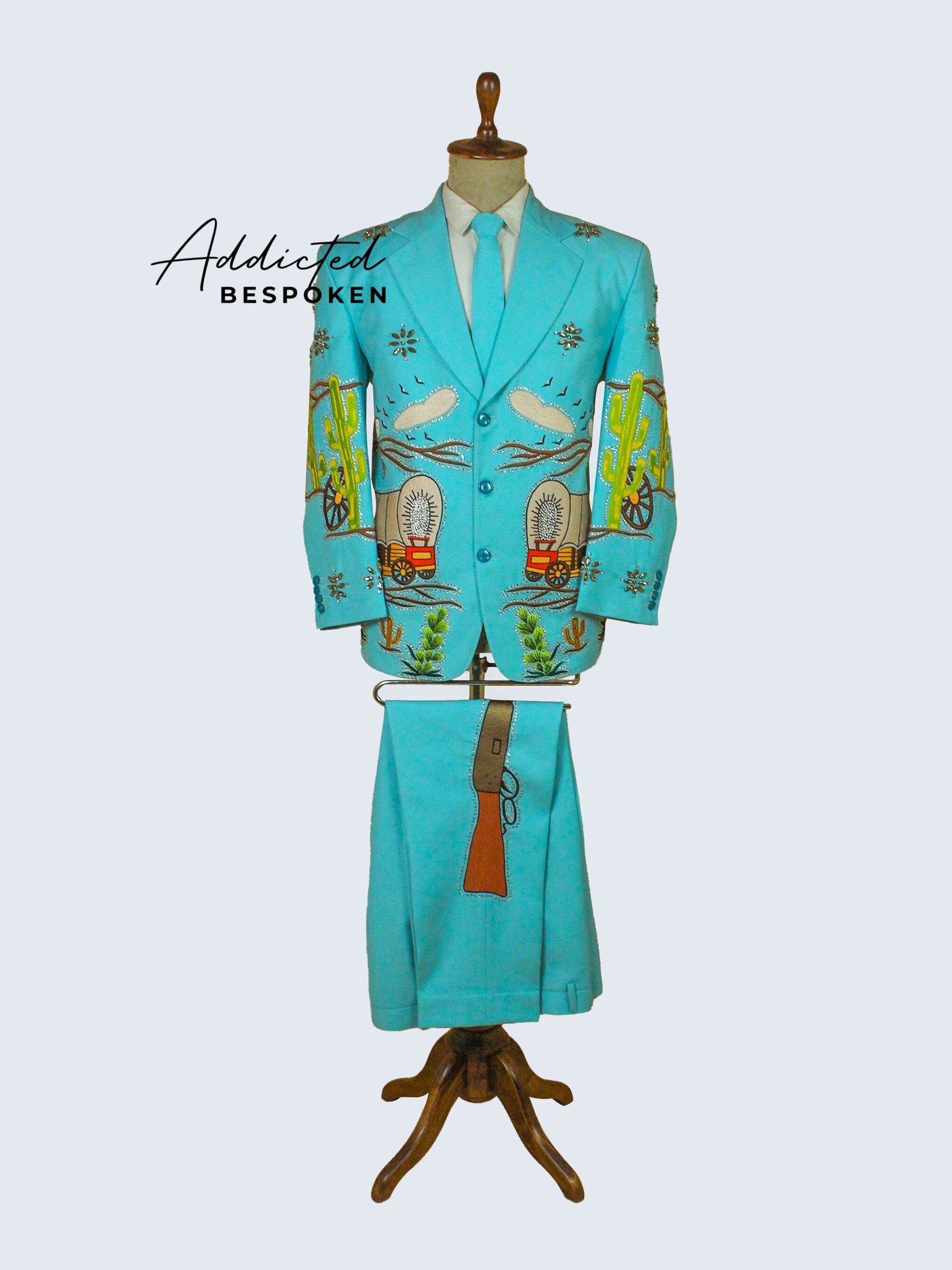 Western Suit, Embroidered Western Suits, Bespoke Wedding Suits, Wedding Men suits, Modern Groom Attire.