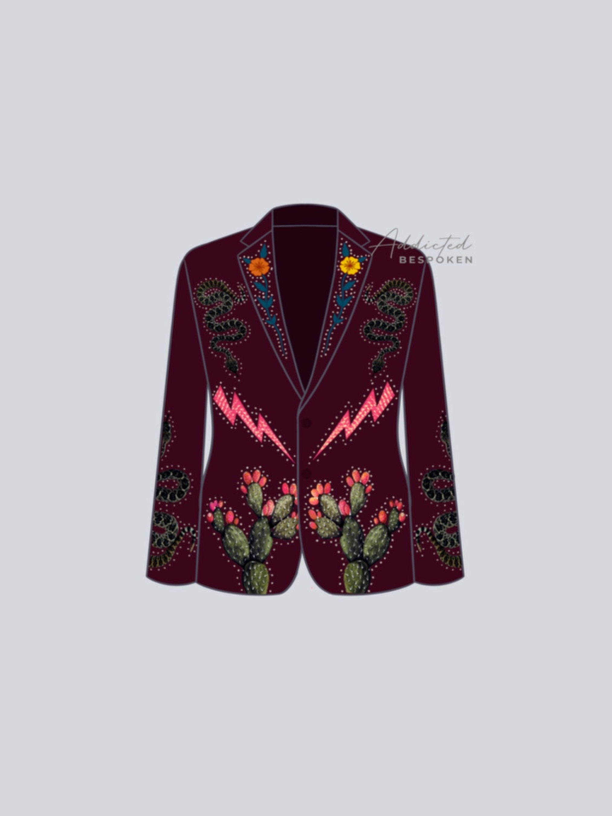 Cactus Couture Embroidered Attire