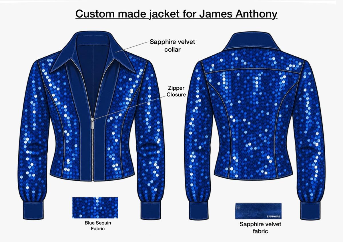 Custom Made Sequin Shit For James Anthony. Addicted Bespoken