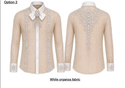 Custom Made Bespoke 2pc Suit With Shirt + Boots For Andrés & Erin Addicted Bespoken