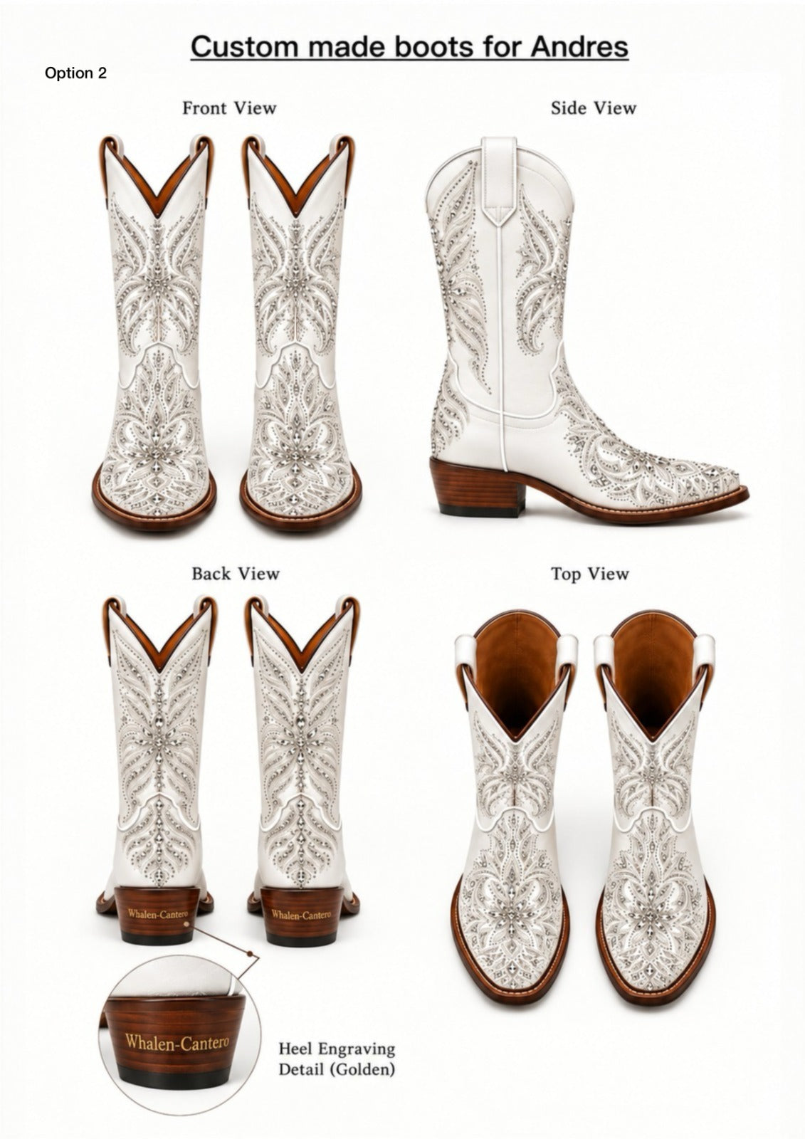 Custom Made Bespoke 2pc Suit With Shirt + Boots For Andrés & Erin Addicted Bespoken
