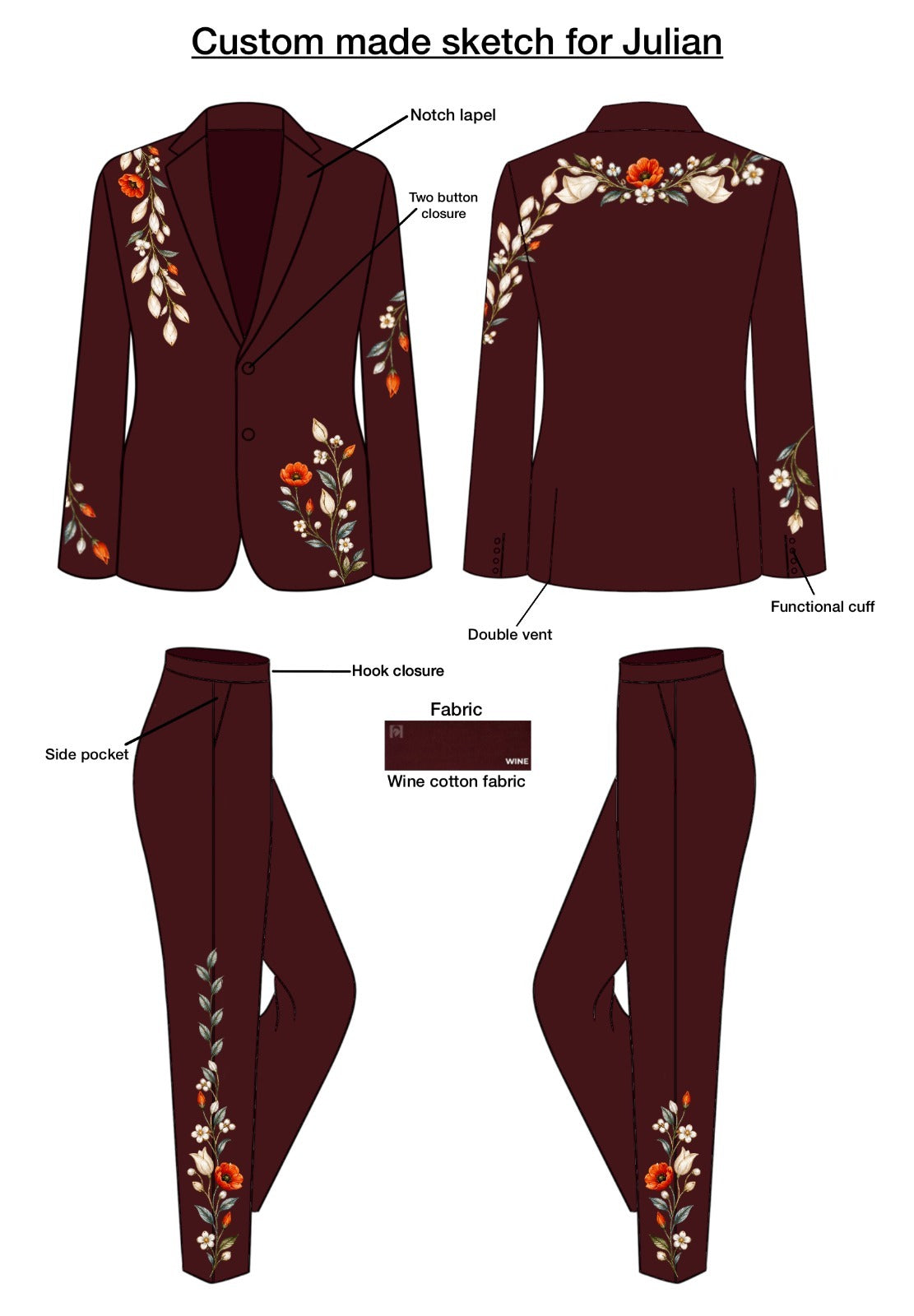 Suit and shirt