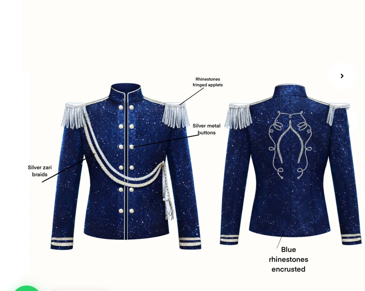 Custom Made Jacket for Carl Rohdes 50% Addicted Bespoken