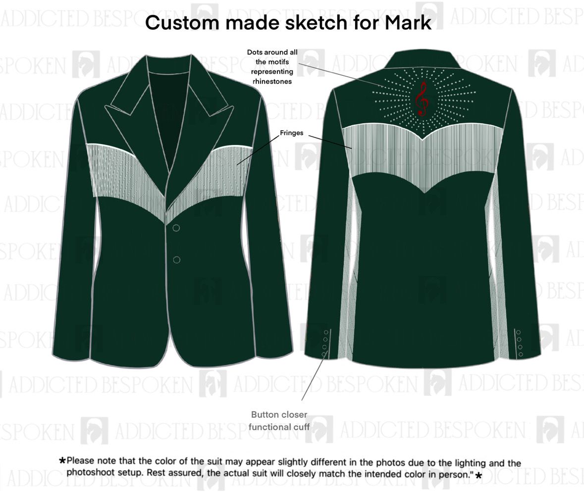Custom Made Jacket for Mark Wimberley