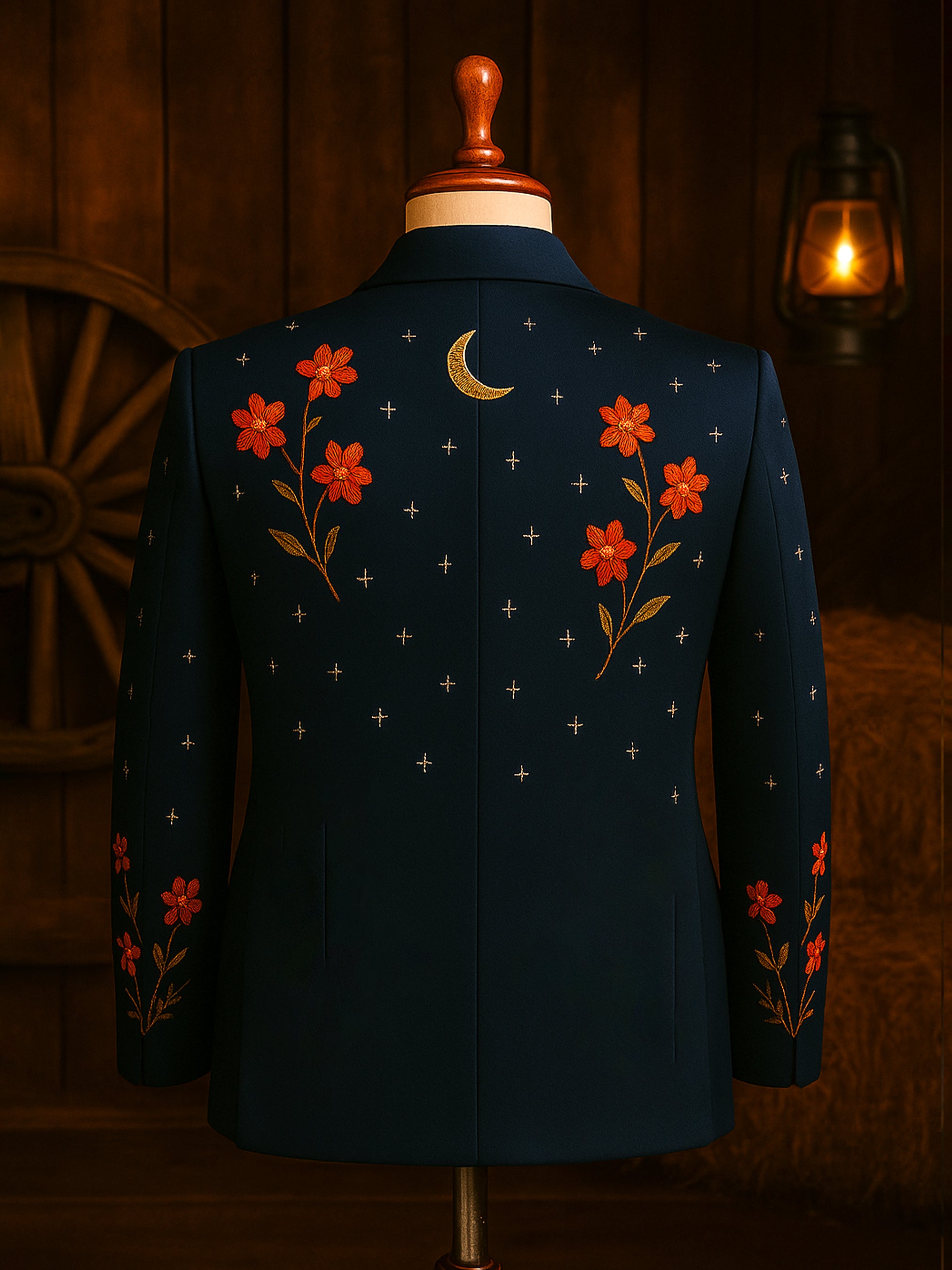 Golden Horseshoe Floral Blazer