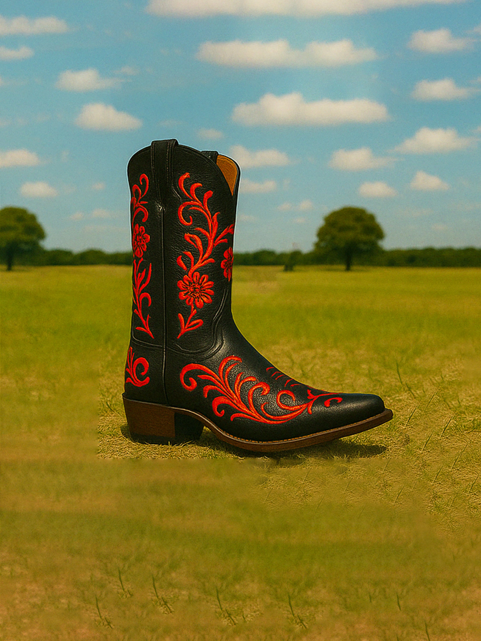 Midnight Ember Western Boots