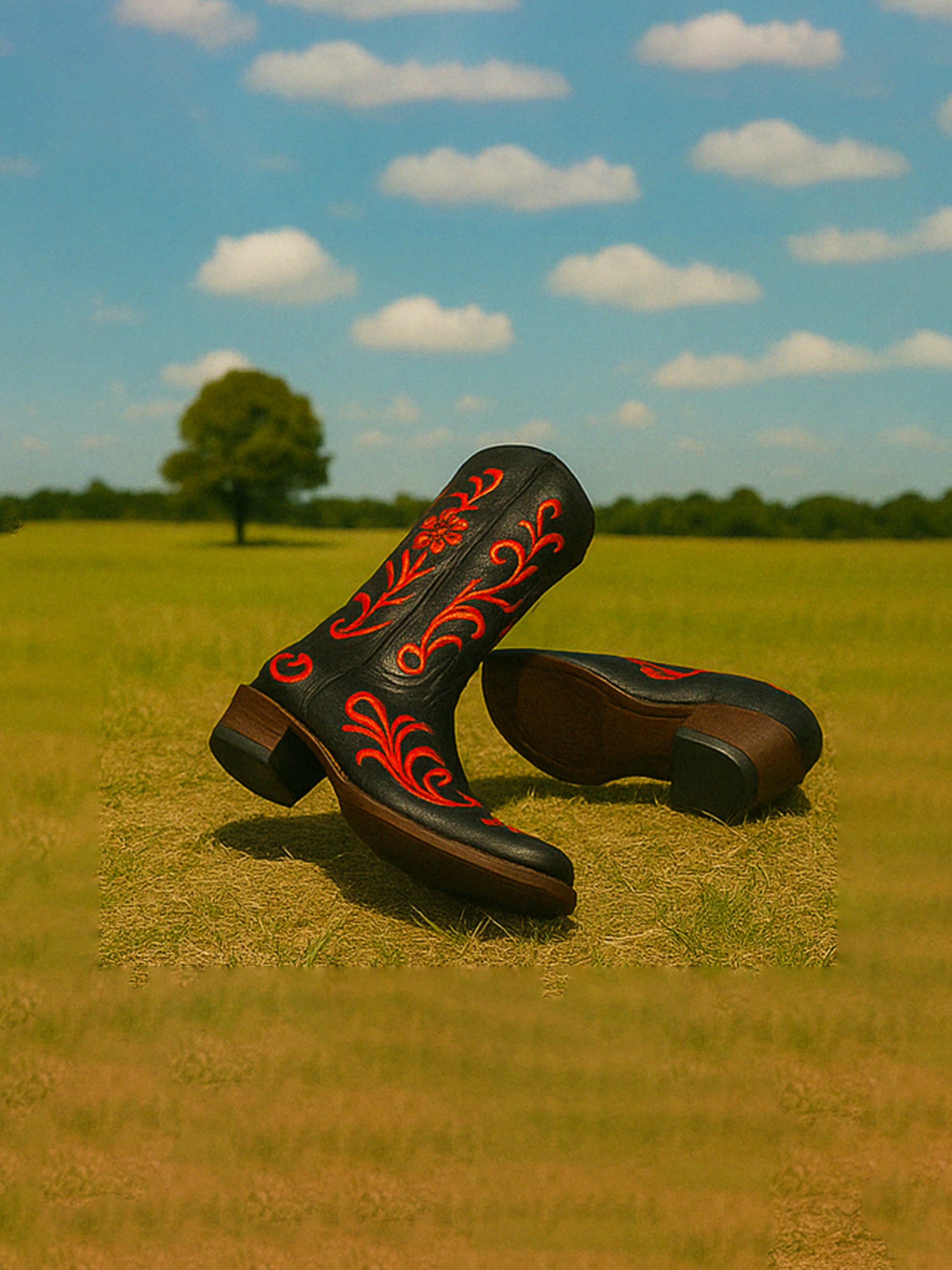 Midnight Ember Western Boots