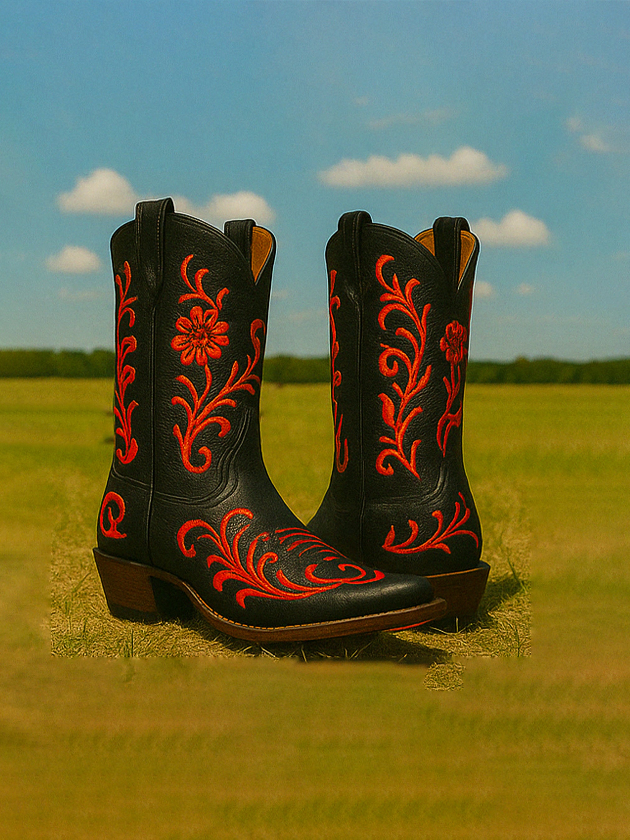 Midnight Ember Western Boots