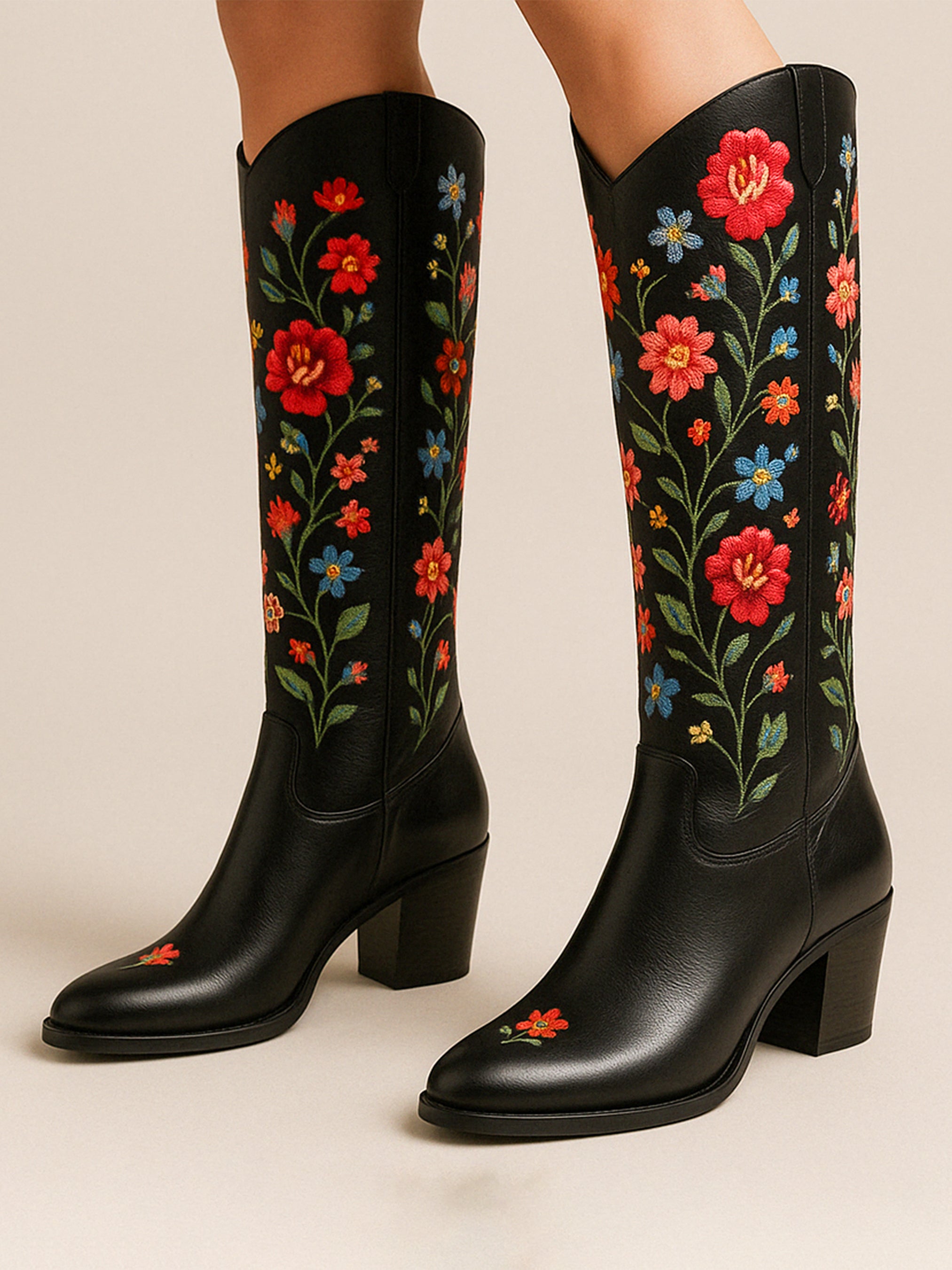 Floral Bloom Cowgirl Boots