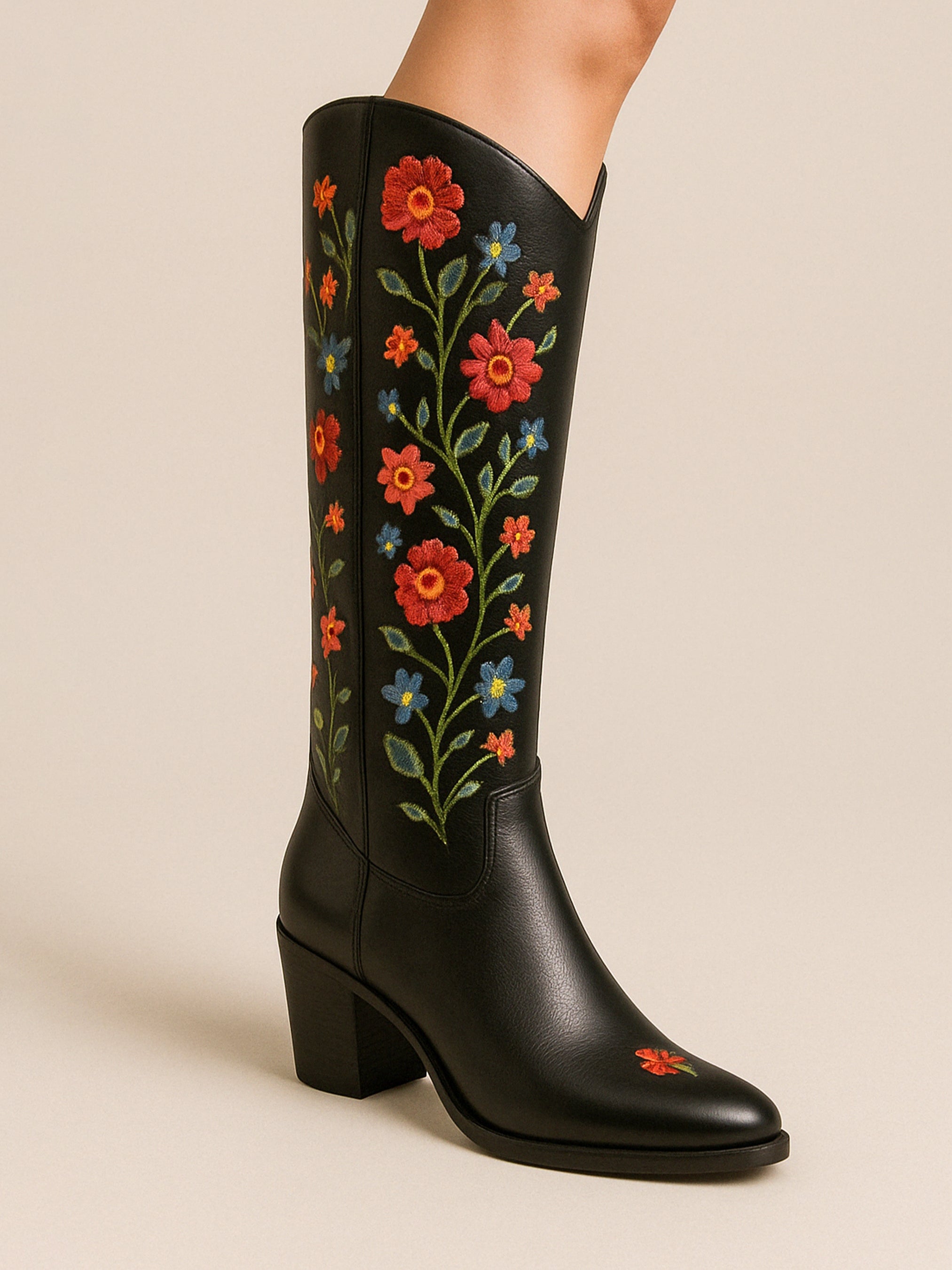 Floral Bloom Cowgirl Boots