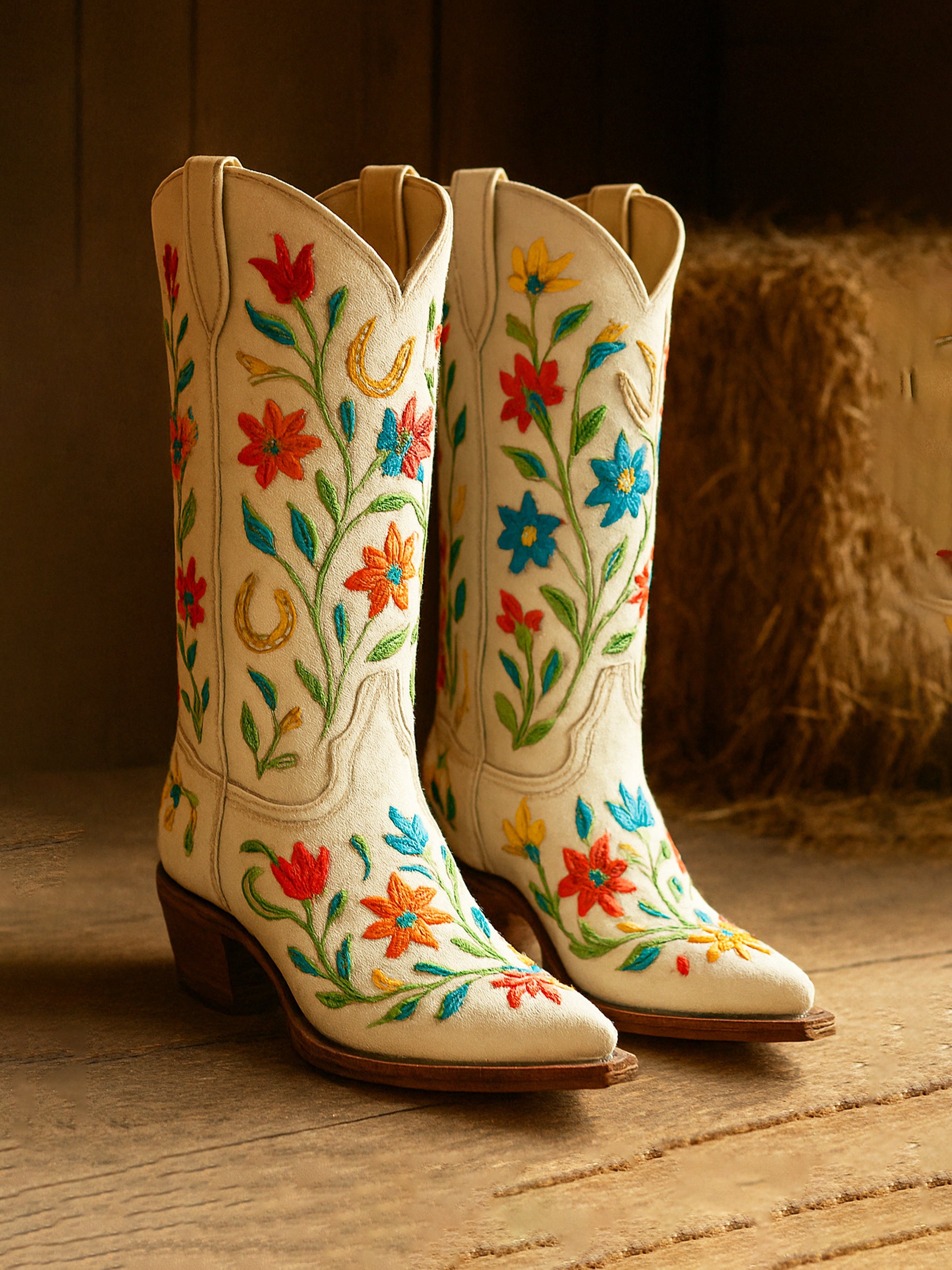 The Ivory Bloom Boots (Copy) Addicted Bespoken