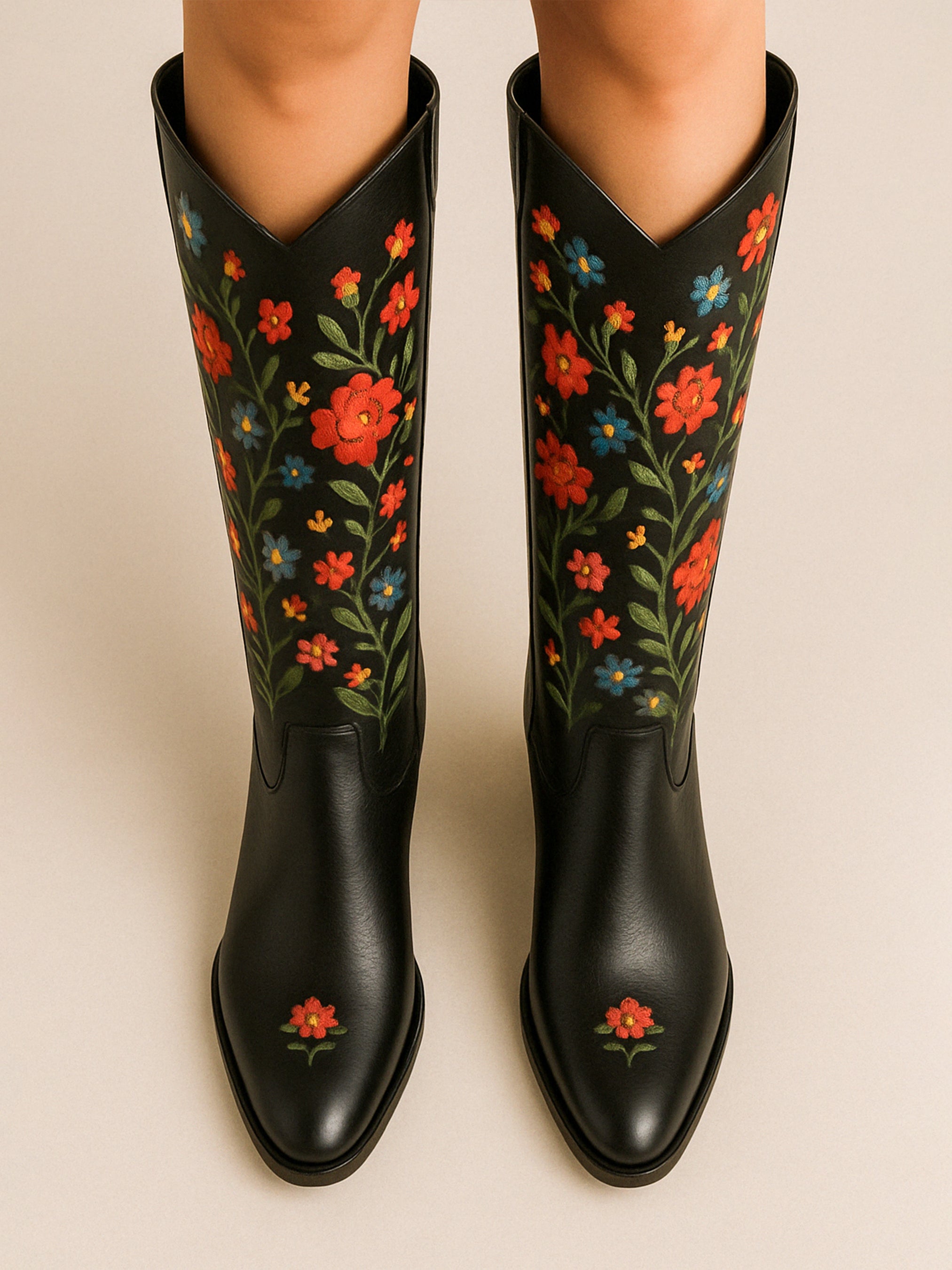Floral Bloom Cowgirl Boots