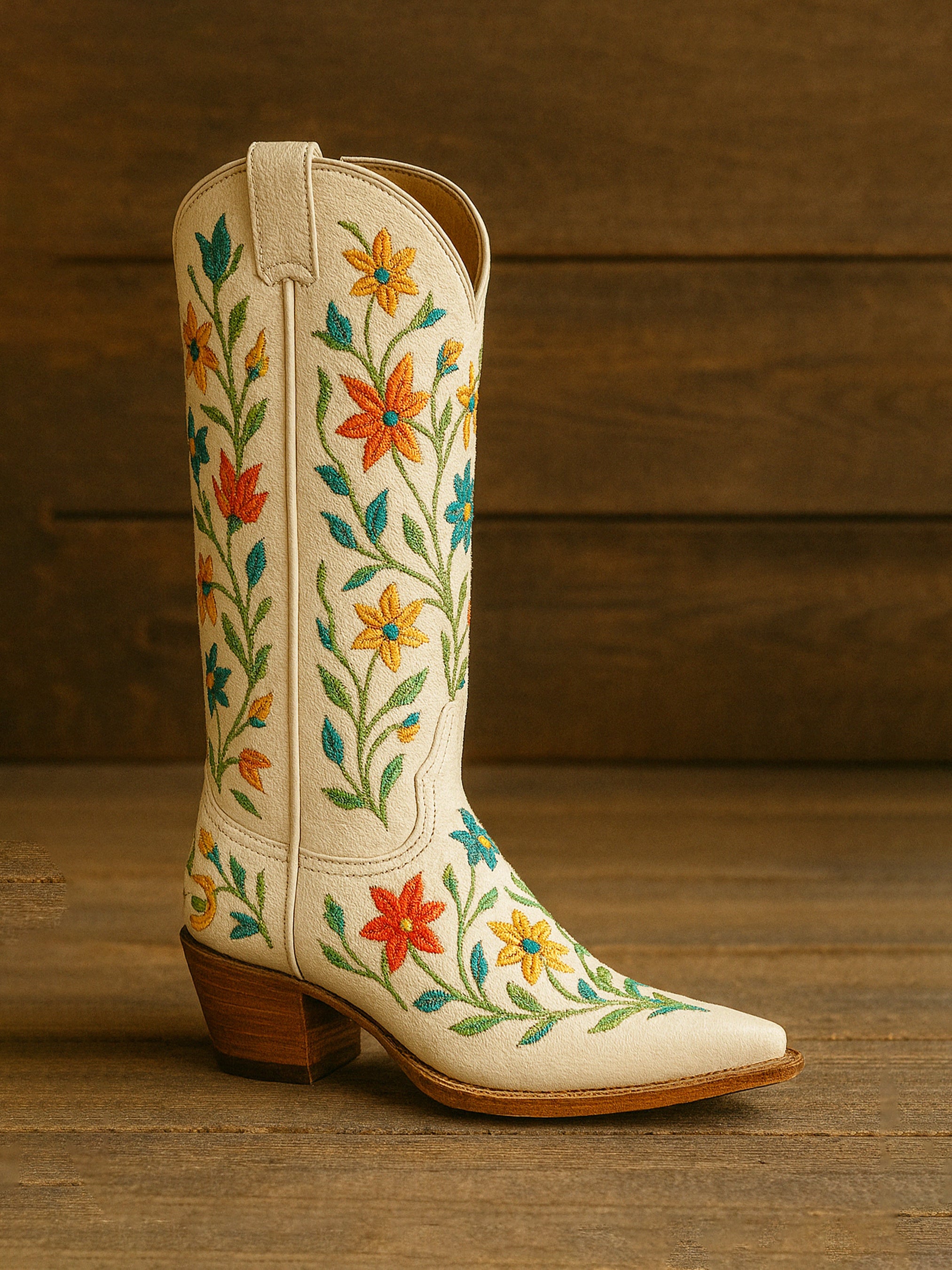 The Ivory Bloom Boots (Copy) Addicted Bespoken