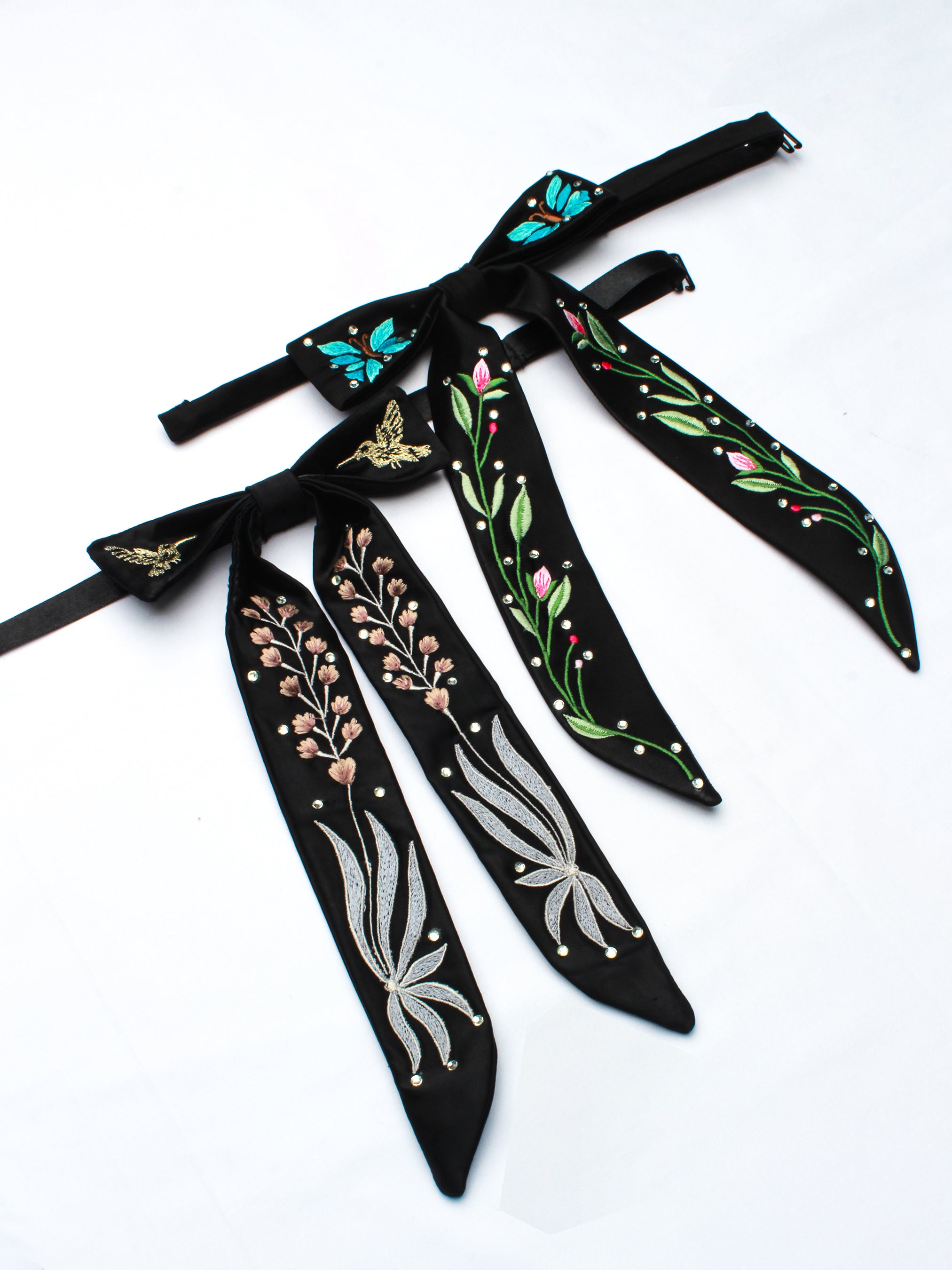 Nature’s Embrace Embroidered Tie