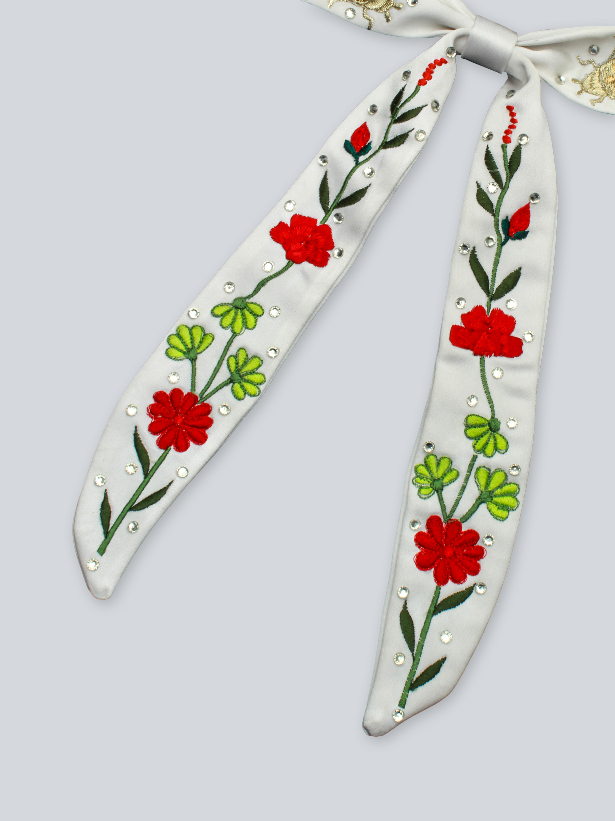 Floral Flight Western Bow Tie