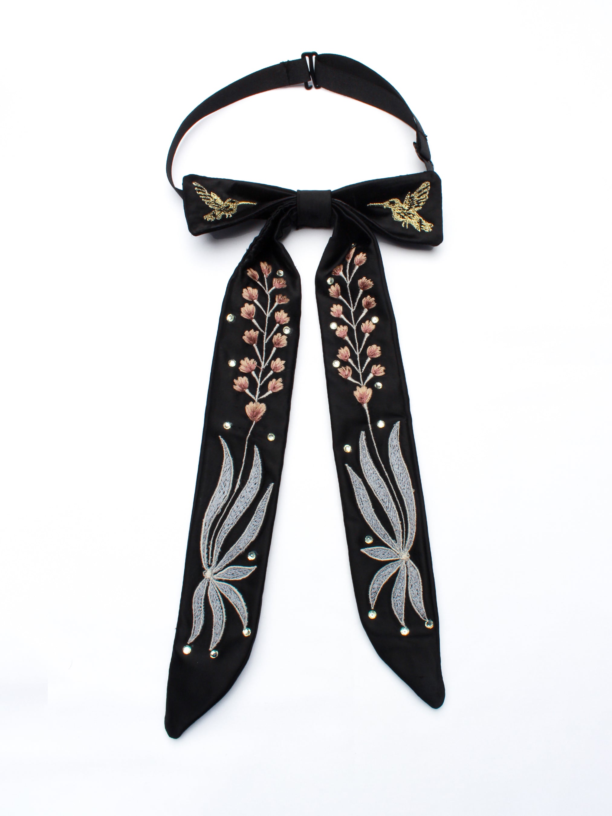 Nature’s Embrace Embroidered Tie