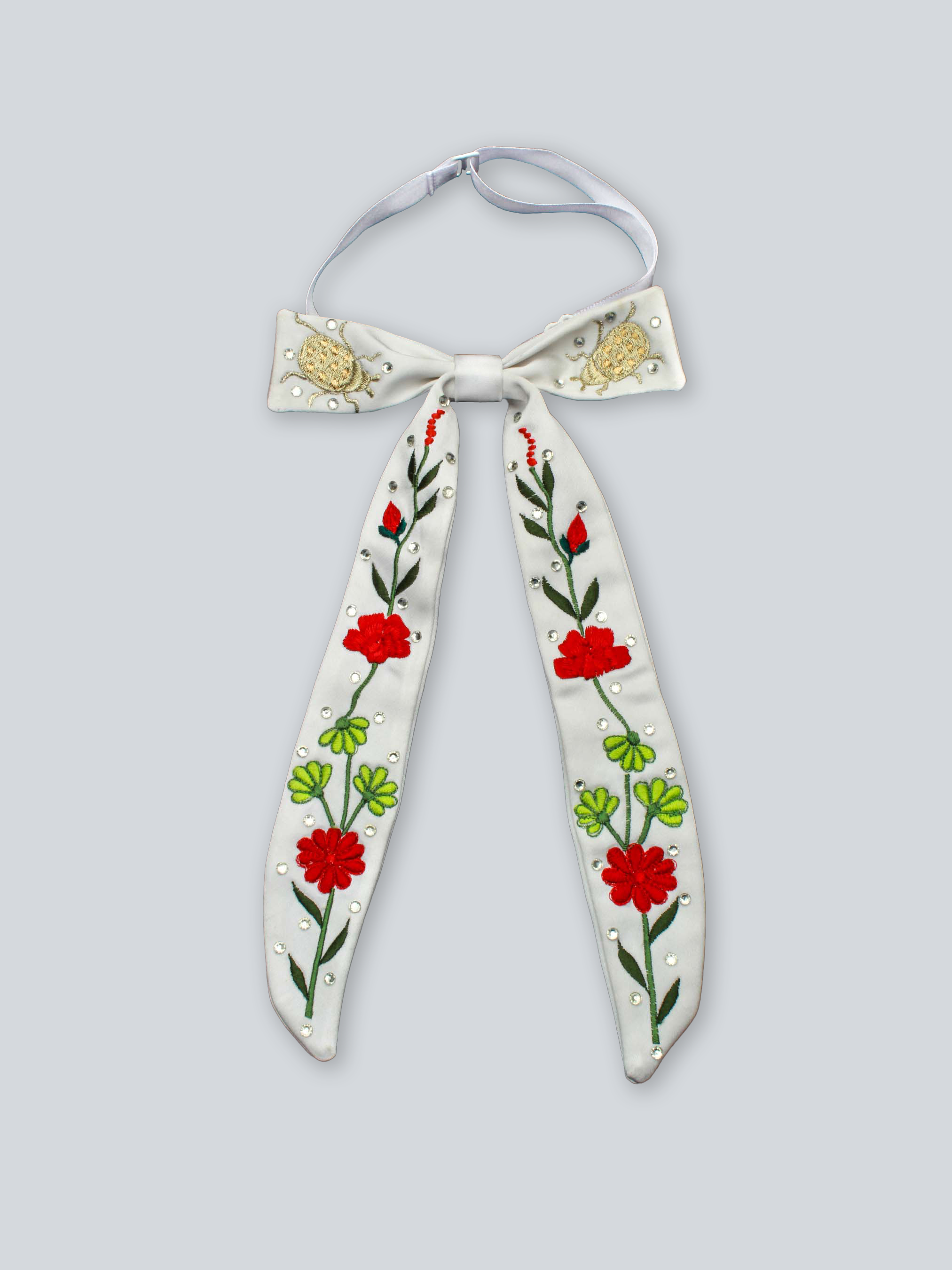 Floral Flight Western Bow Tie