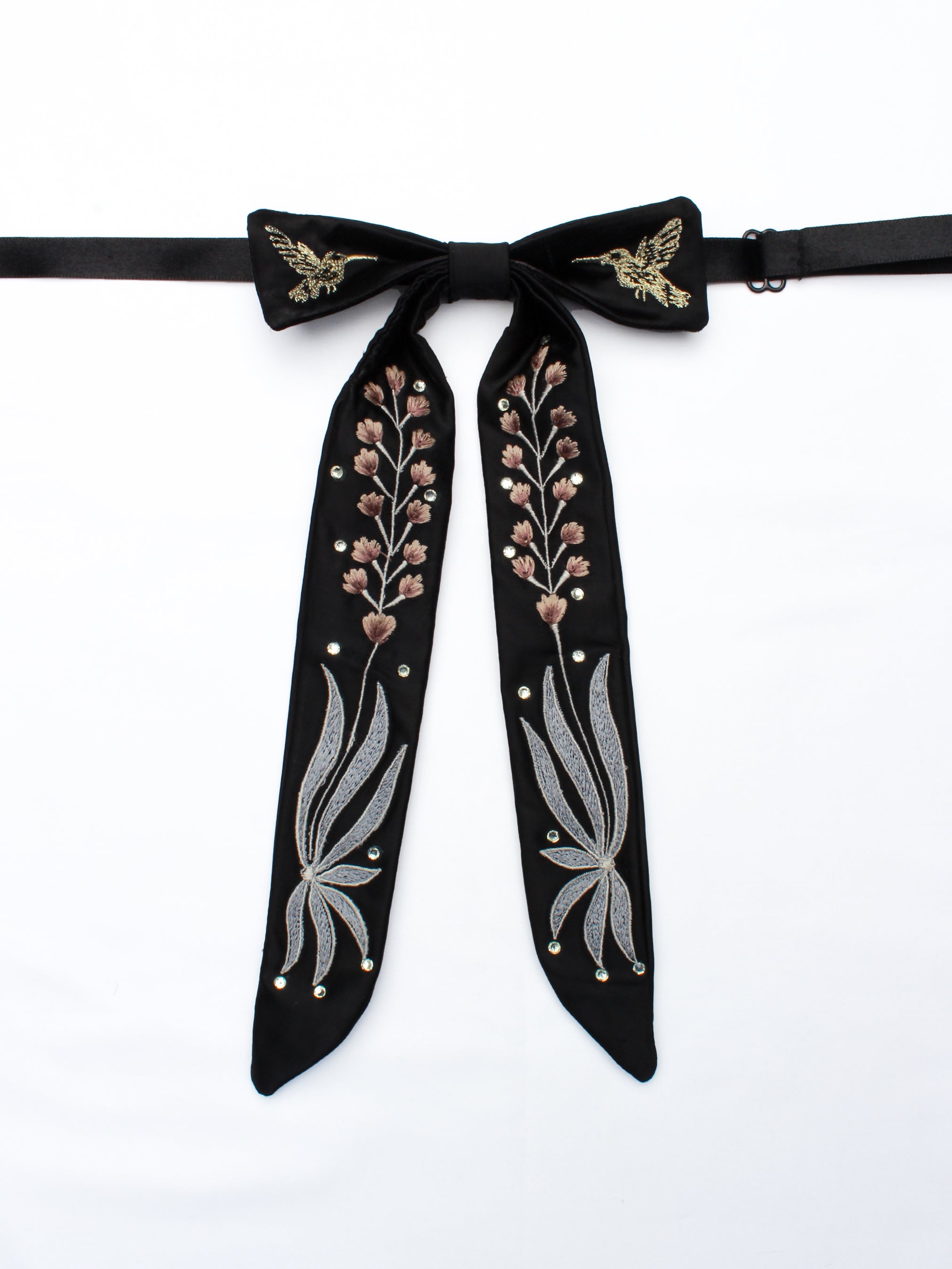 Nature’s Embrace Embroidered Tie