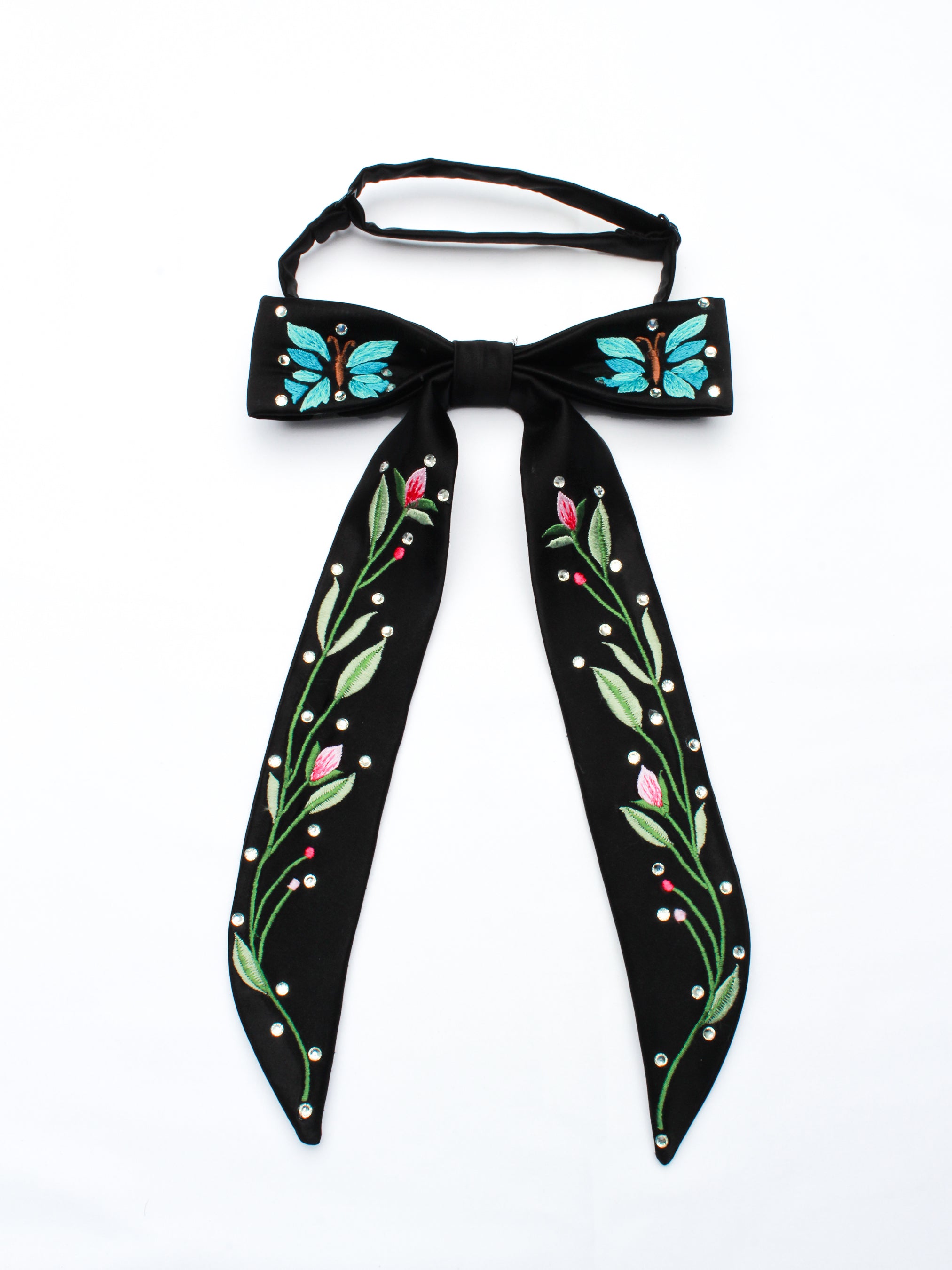 Nature’s Embrace Embroidered Tie