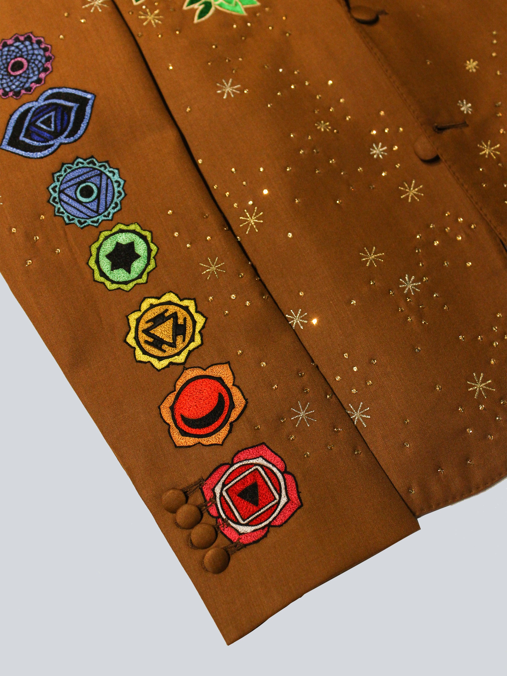 Celestial Elegance Embroidered Suit