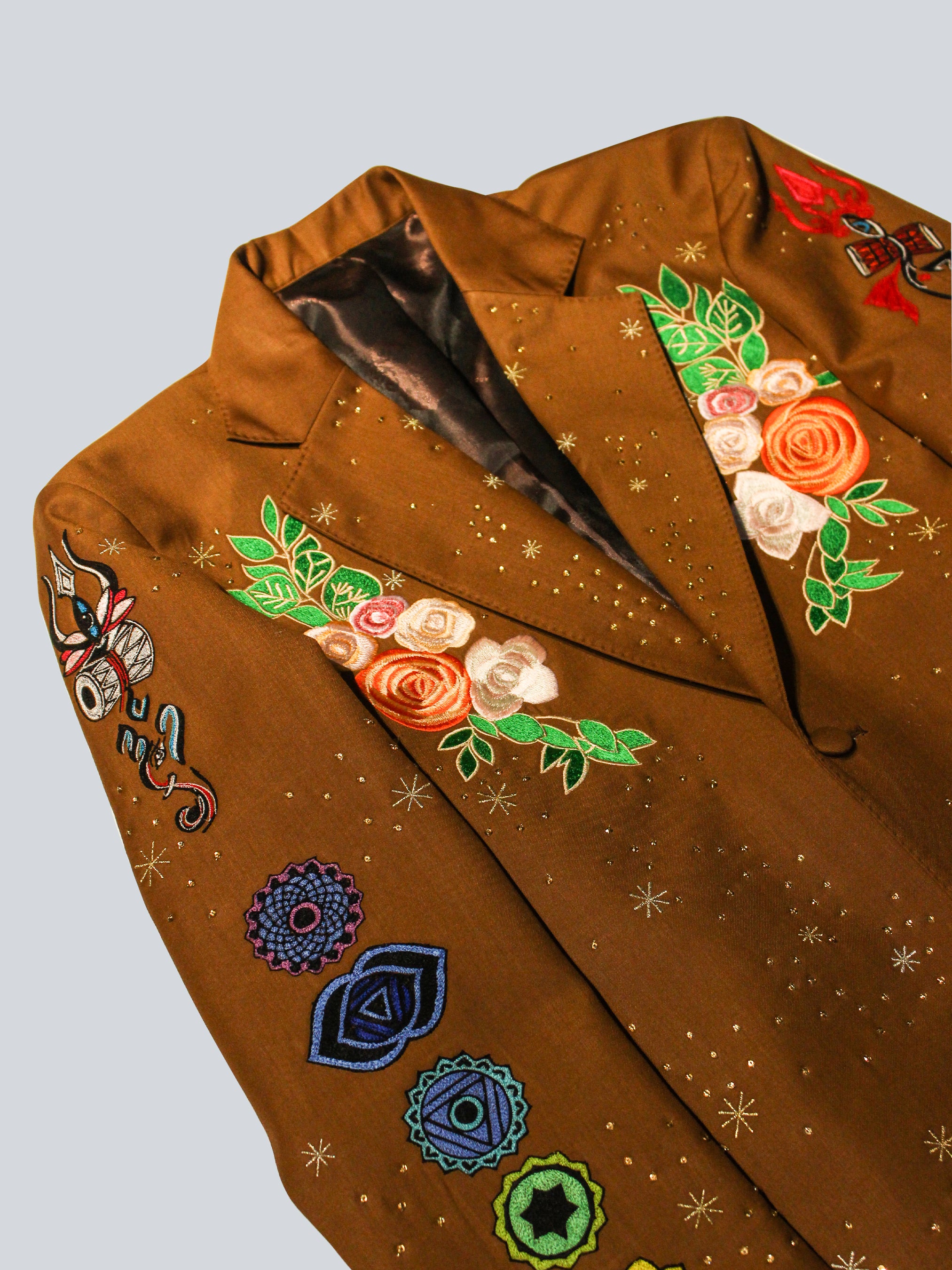 Celestial Elegance Embroidered Suit