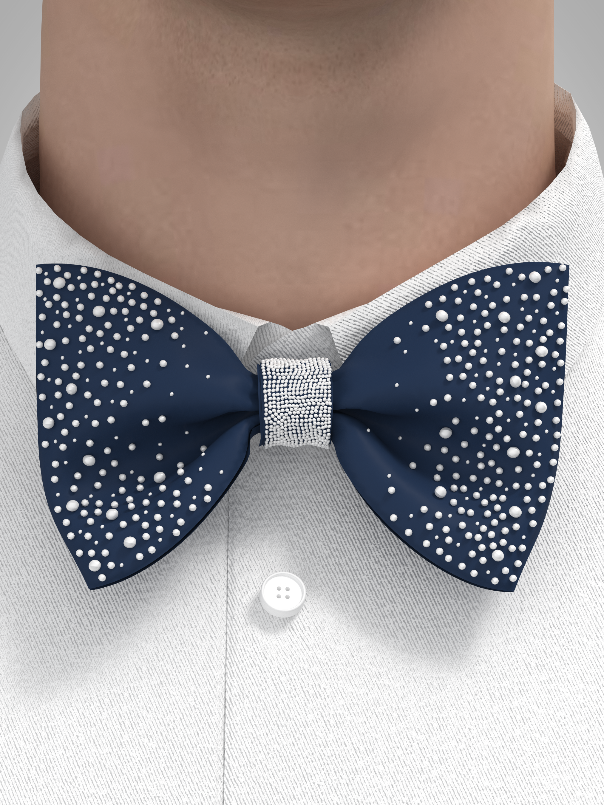 Elegance Bow Tie with Pearl Embellishments