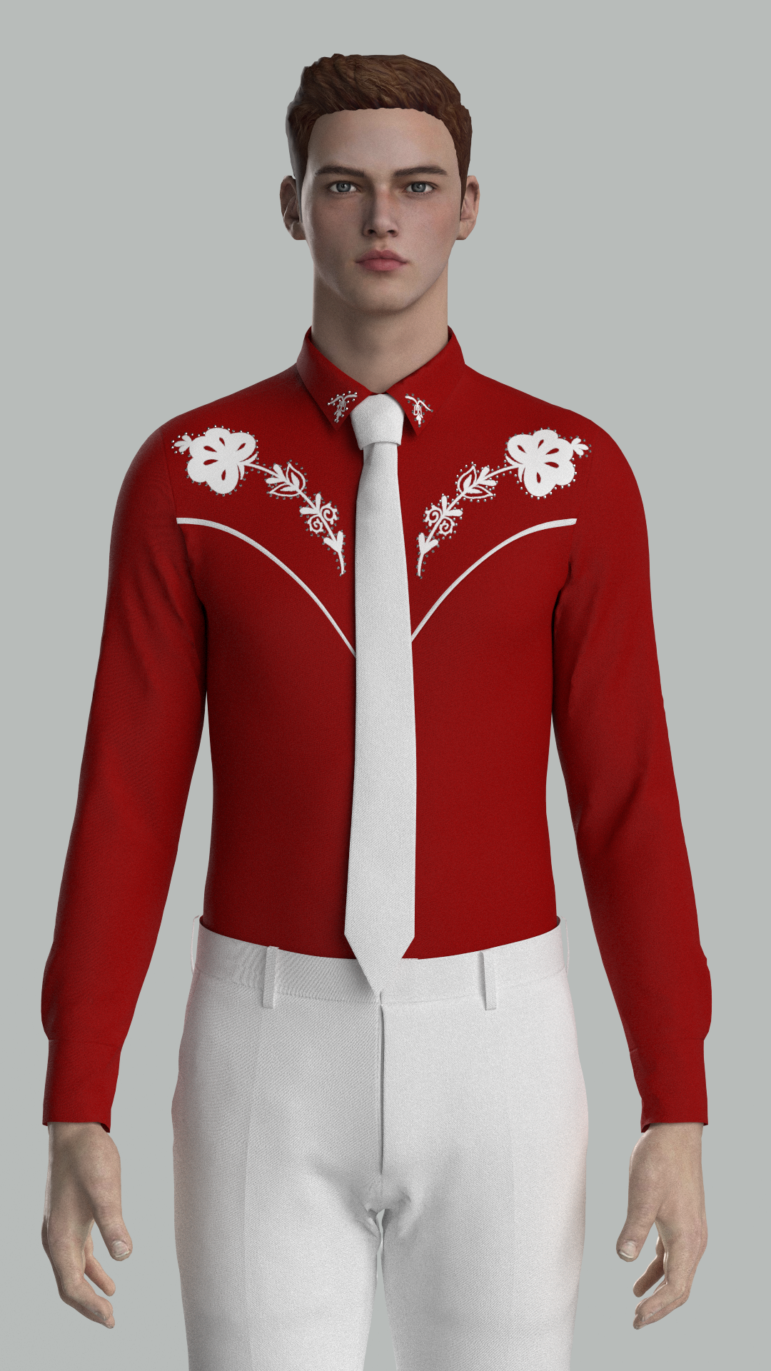 Custom made 3pc suit + Matching shirt for Jacqui