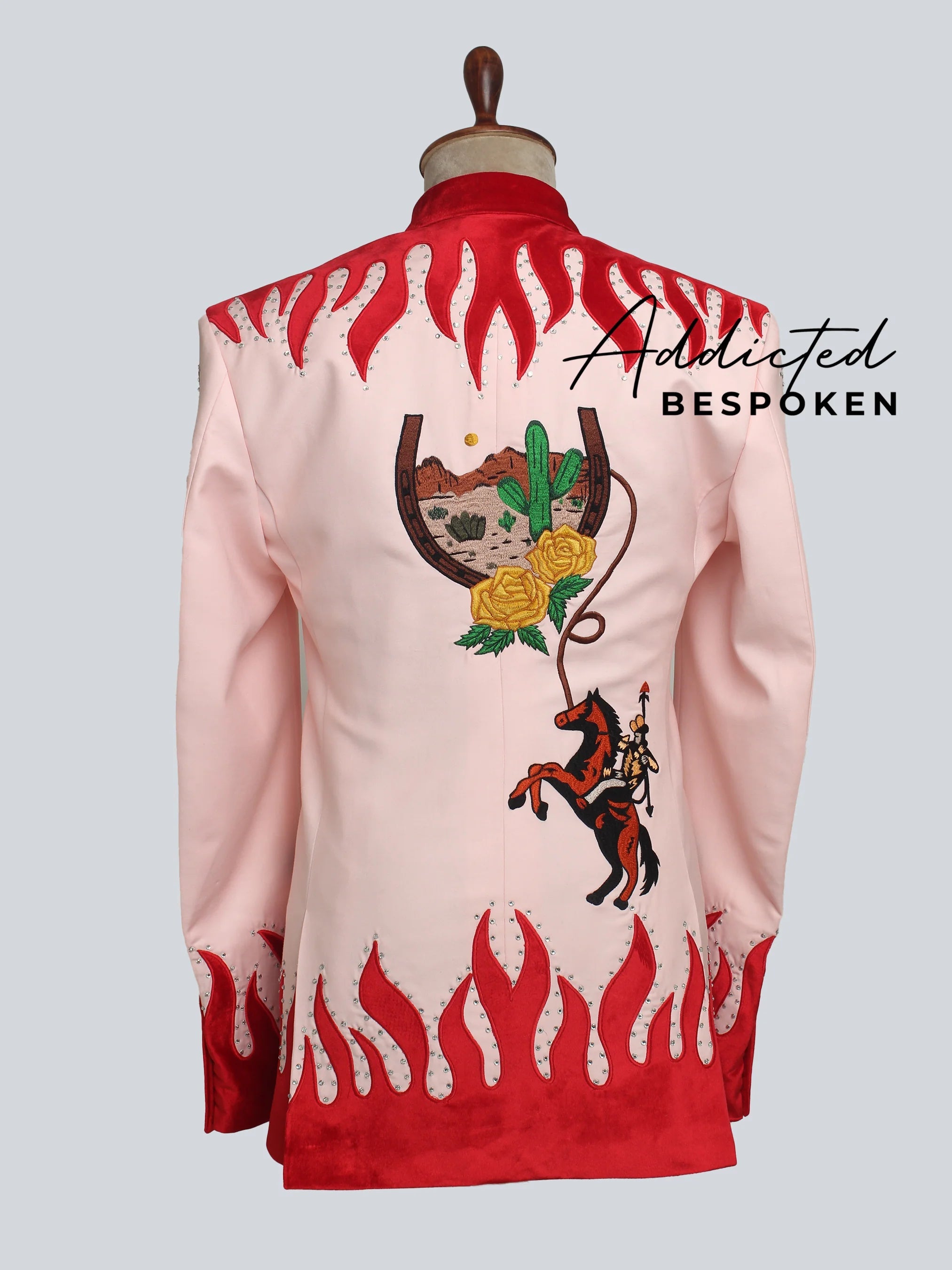 Rose Embroidered Ensemble Addicted Bespoken