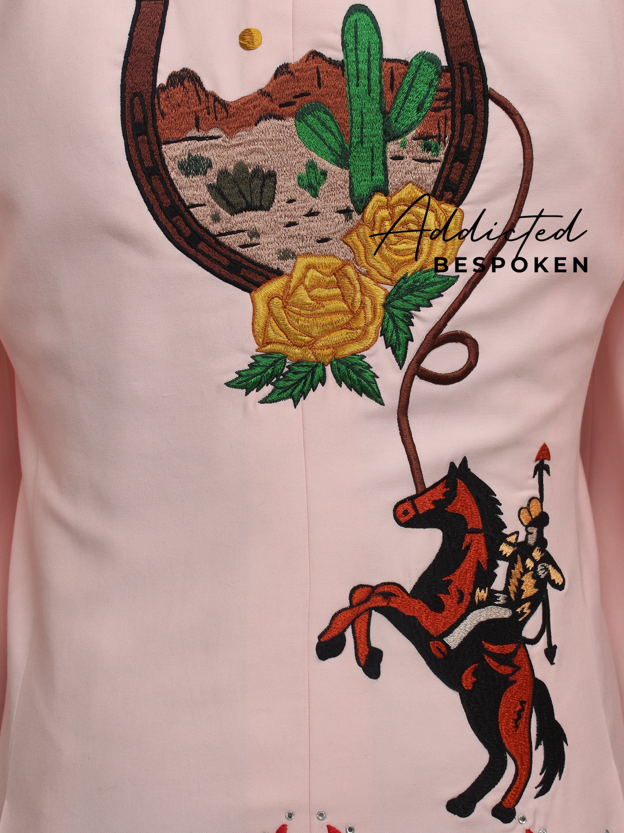 Rose Embroidered Ensemble Addicted Bespoken