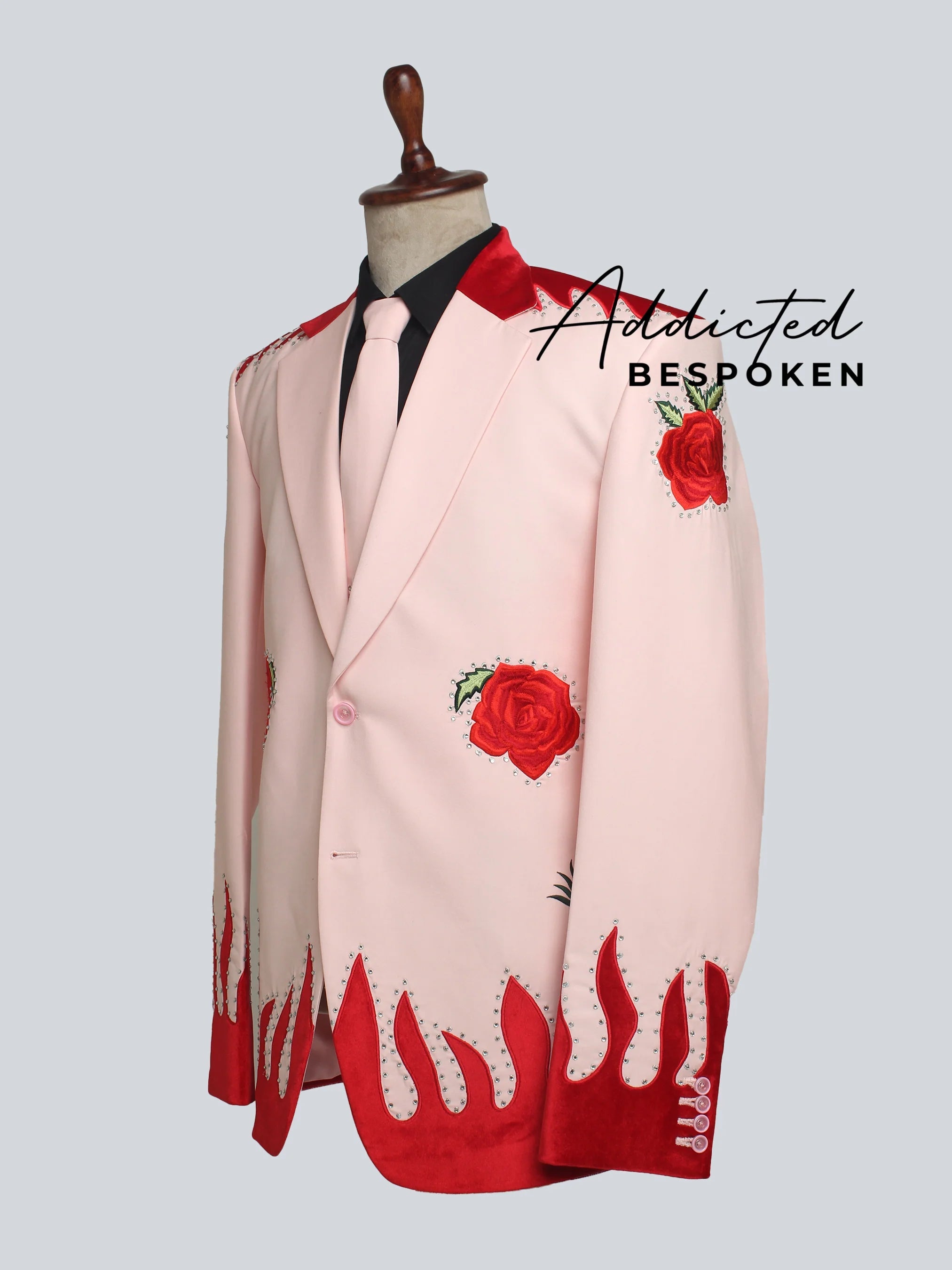 Rose Embroidered Ensemble Addicted Bespoken