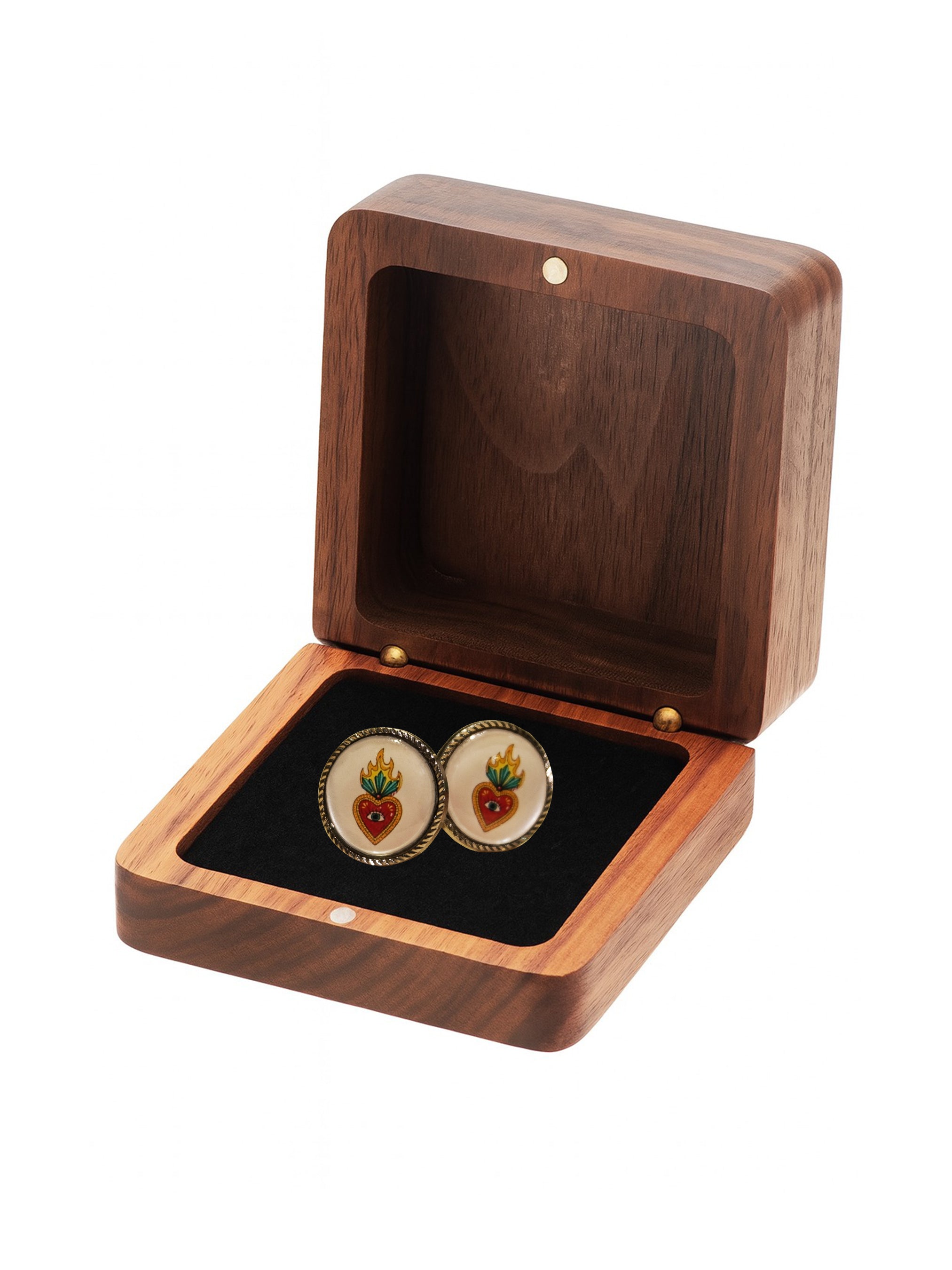 The Flaming Heart Cufflinks